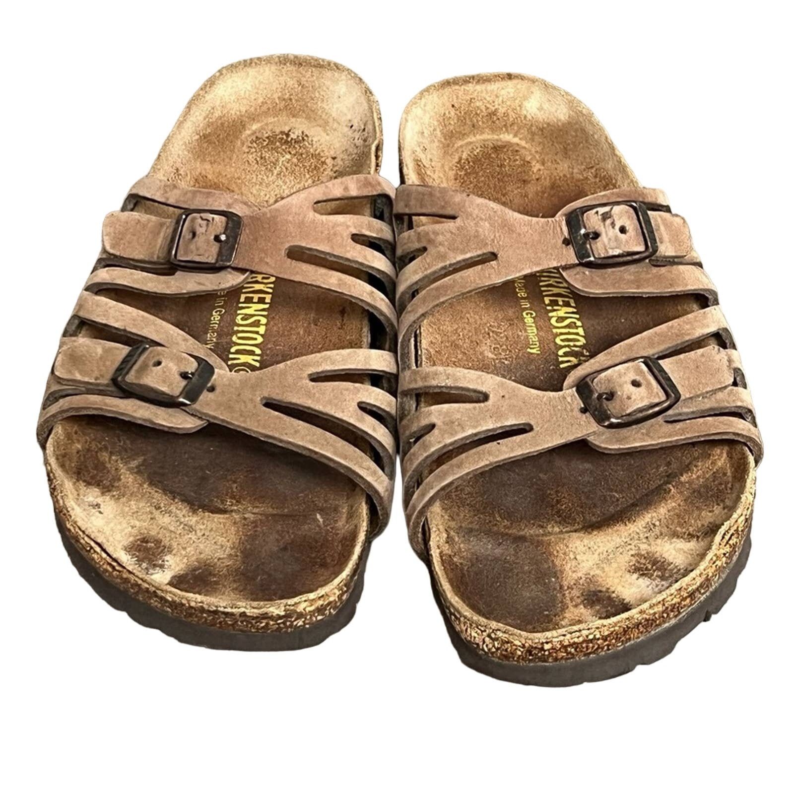 Birkenstock Birkenstock Granada Leather Multi Strap Sandals Women’s Size US 7 / IT 37 - 1 Thumbnail