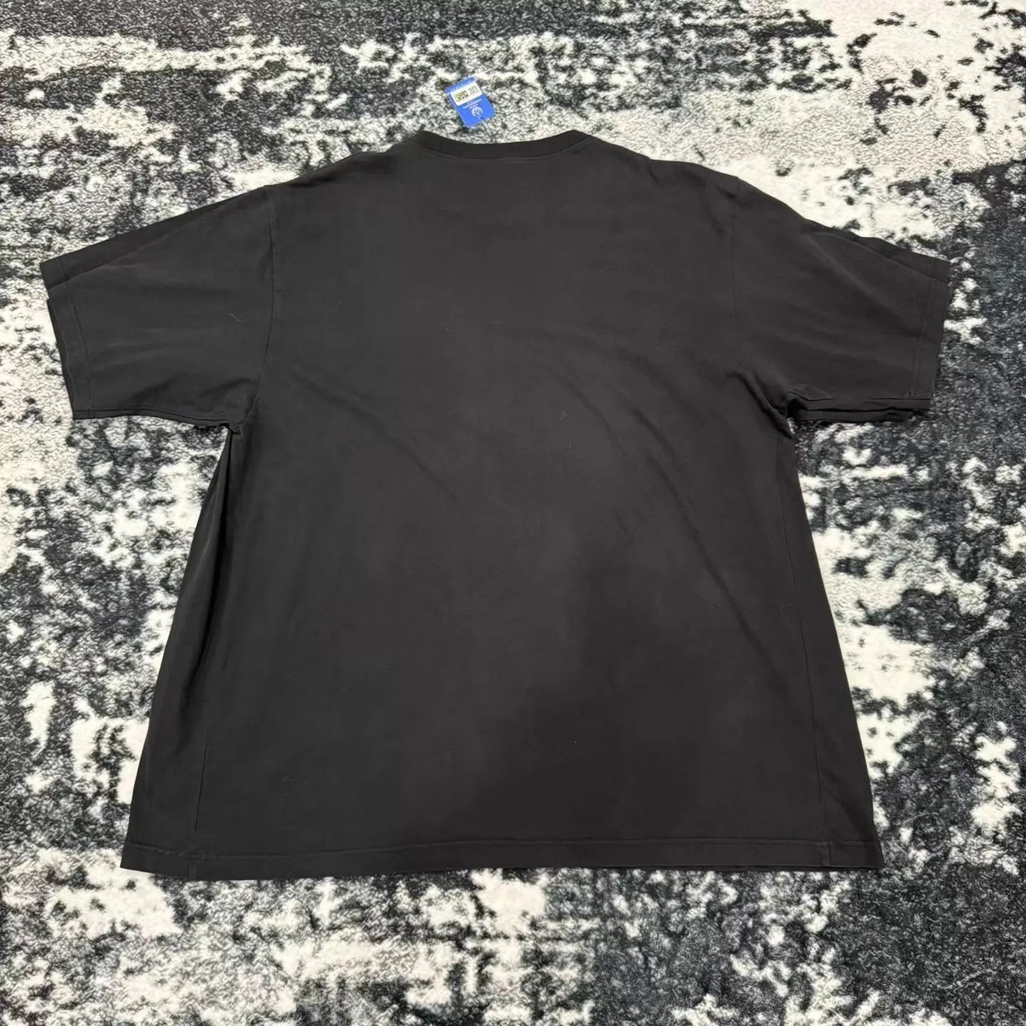 Balenciaga Balenciaga men's colorblocked crew short-sleeve tee black Size US XS / EU 42 / 0 - 5 Thumbnail
