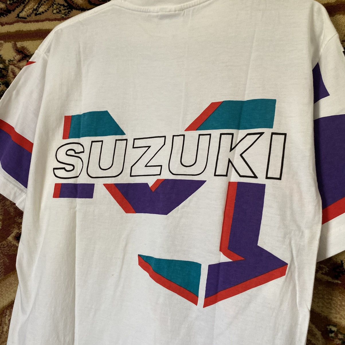 Vintage Vintage Suzuki Racing Tee Shirt Size US M / EU 48-50 / 2 - 10 Thumbnail