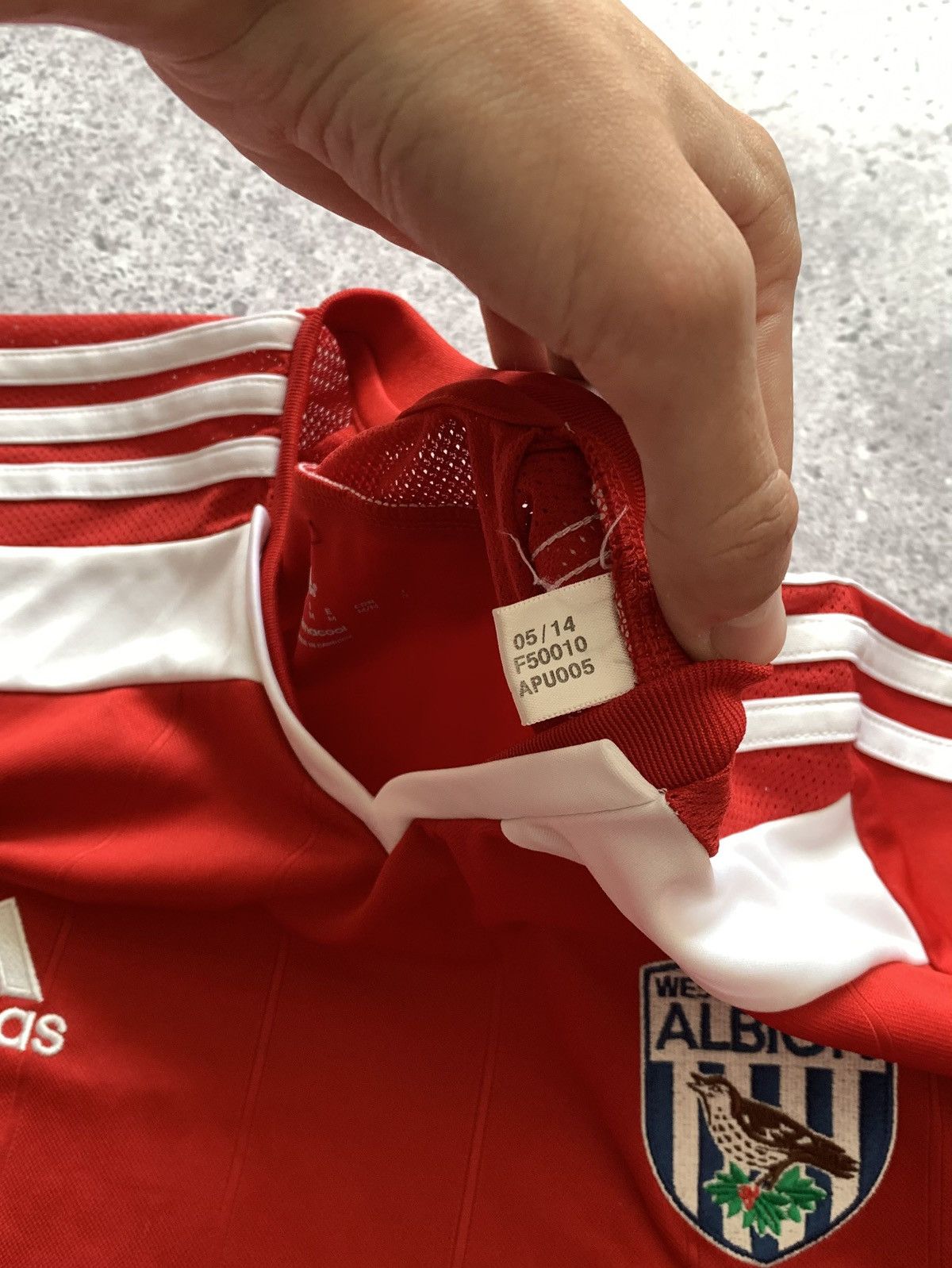 Adidas 🔥ADIDAS WEST BROMWICH ALBION 2014/15 AWAY SOCCER JERSEY Size US M / EU 48-50 / 2 - 7 Thumbnail