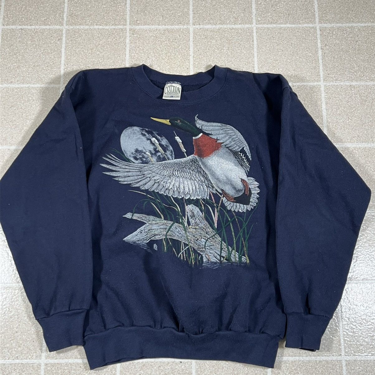 Other Vintage 90s Duck Nature Sweatshirt Wildlife Made In USA Size US L / EU 52-54 / 3 - 1 Thumbnail