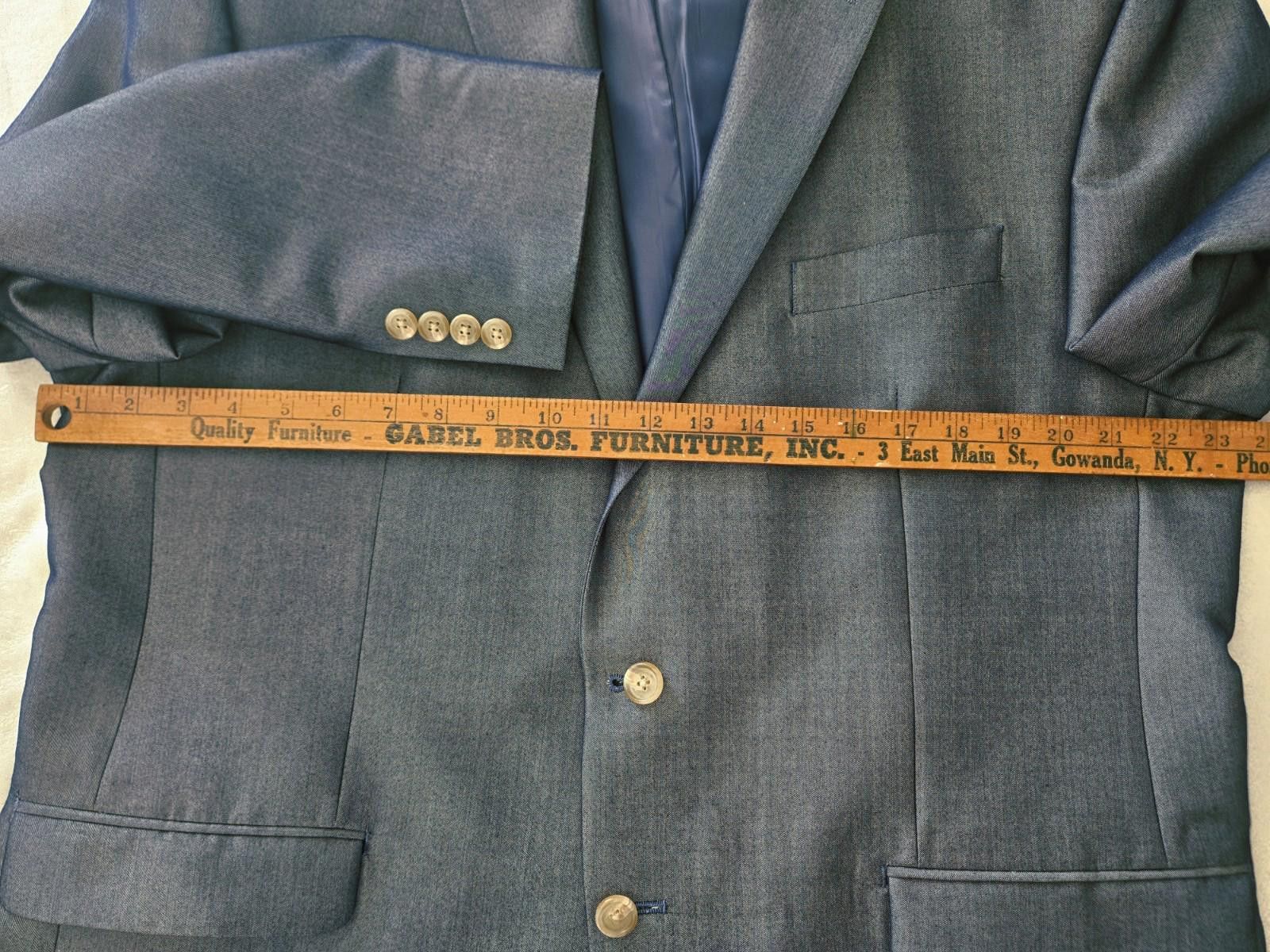 Lauren Ralph Lauren Ralph Lauren Blazer Coat Men 46R Blue 2 Button Jacket NEW Size 46R - 9 Thumbnail