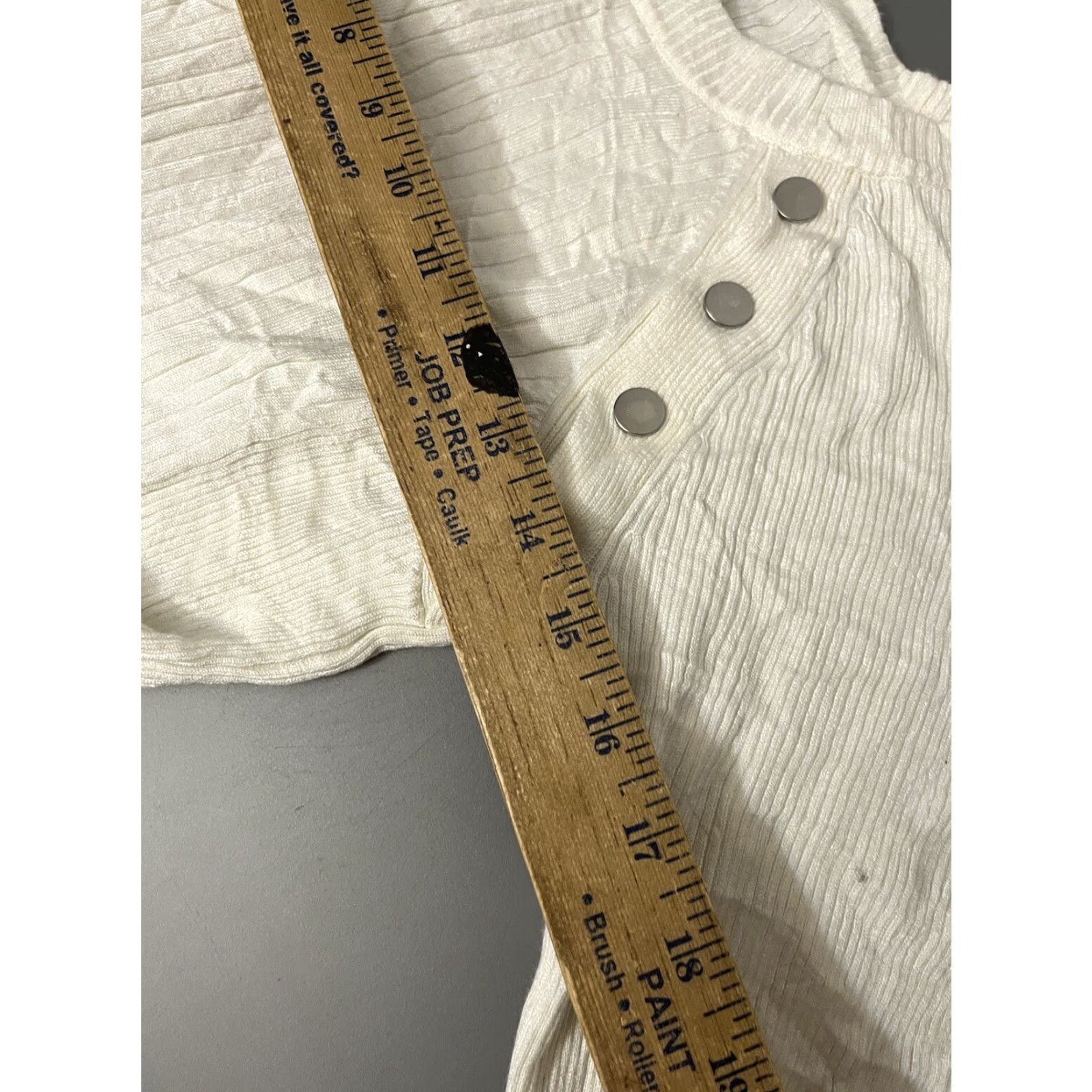Express Express Women’s Size Large White Round Neck Sweater Long Sleeve Size L / US 10 / IT 46 - 5 Thumbnail