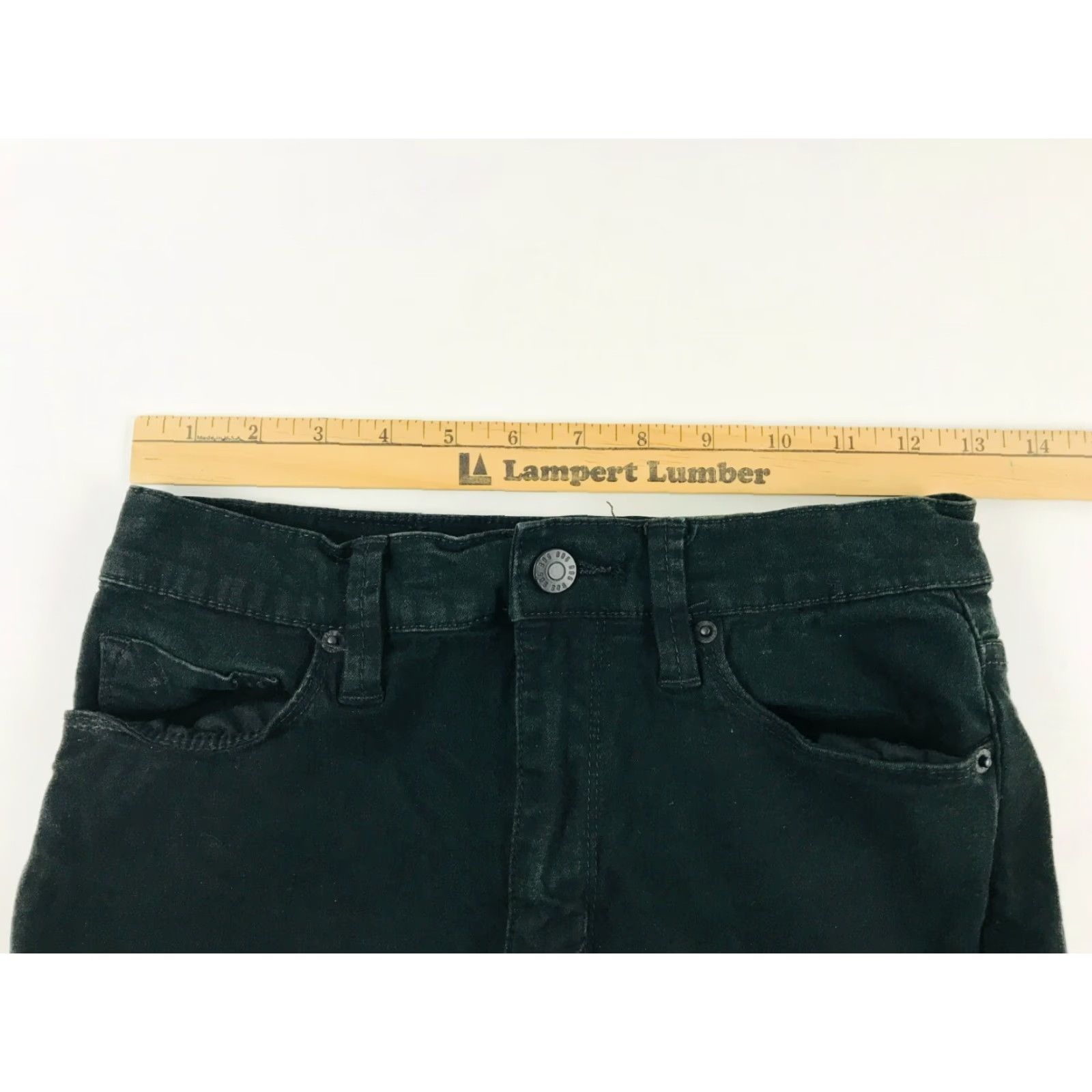 Urban Outfitters BDG Urban Outfitters Jeans Women's 27 Black Twig High-Rise Denim Straight Size 27" / US 4 / IT 40 - 6 Thumbnail