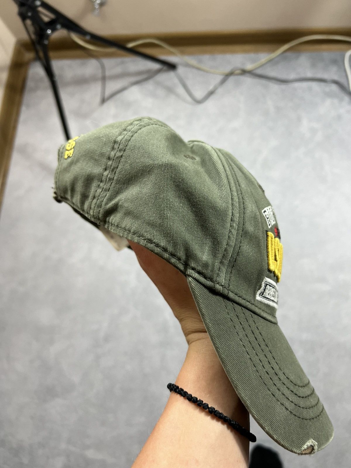 Dsquared2 Vintage Dsquared2 Distressed Rare Rick Owen's style Cap Size ONE SIZE - 3 Thumbnail