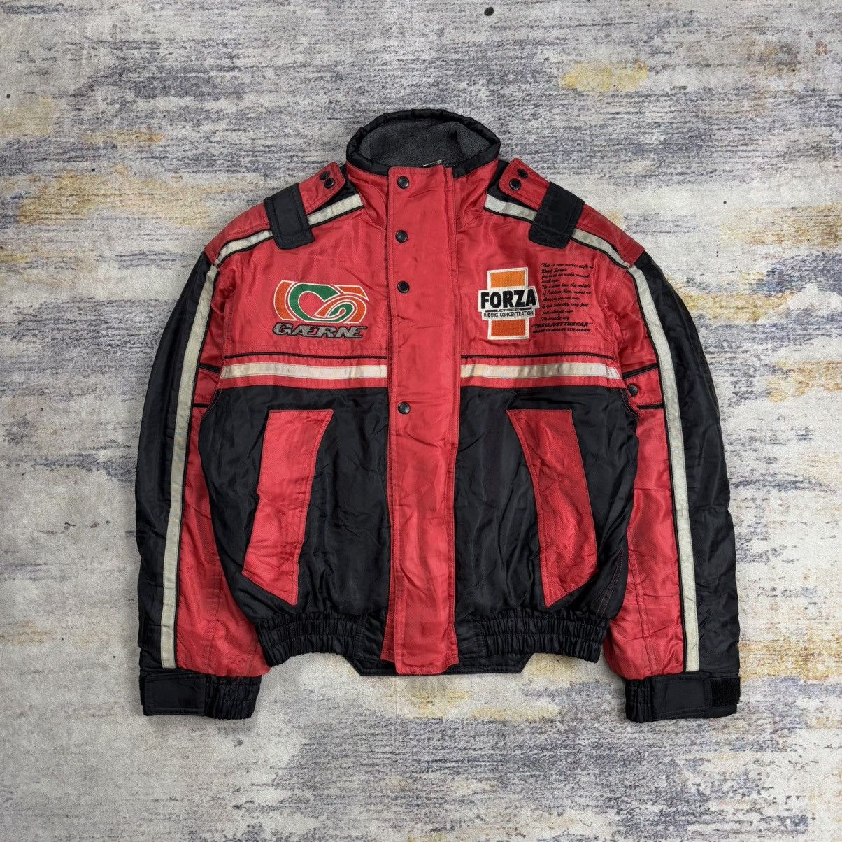Vintage Vintage 90s Forza racing jacket Size US L / EU 52-54 / 3 - 1 Thumbnail