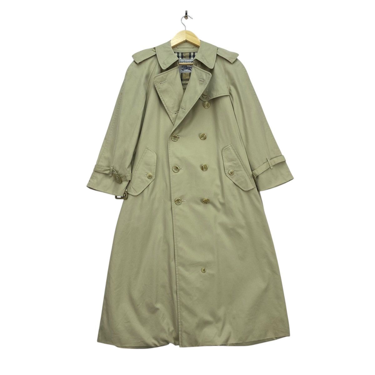 Burberry 🔥Vintage Burberrys Double Breast Belted Nova Check Trench Size M / US 6-8 / IT 42-44 - 2 Thumbnail