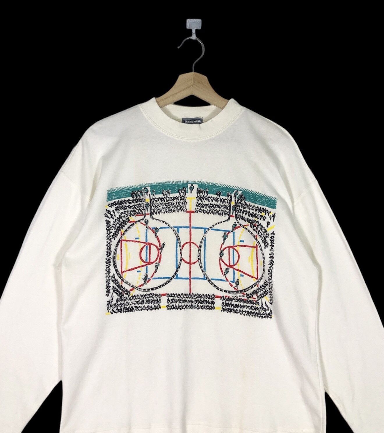 Issey Miyake LIMITED🔥VINTAGE 80’S MIYAKE X TOMIO MOHRI COURT RUNWAY ART Size US M / EU 48-50 / 2 - 5 Thumbnail