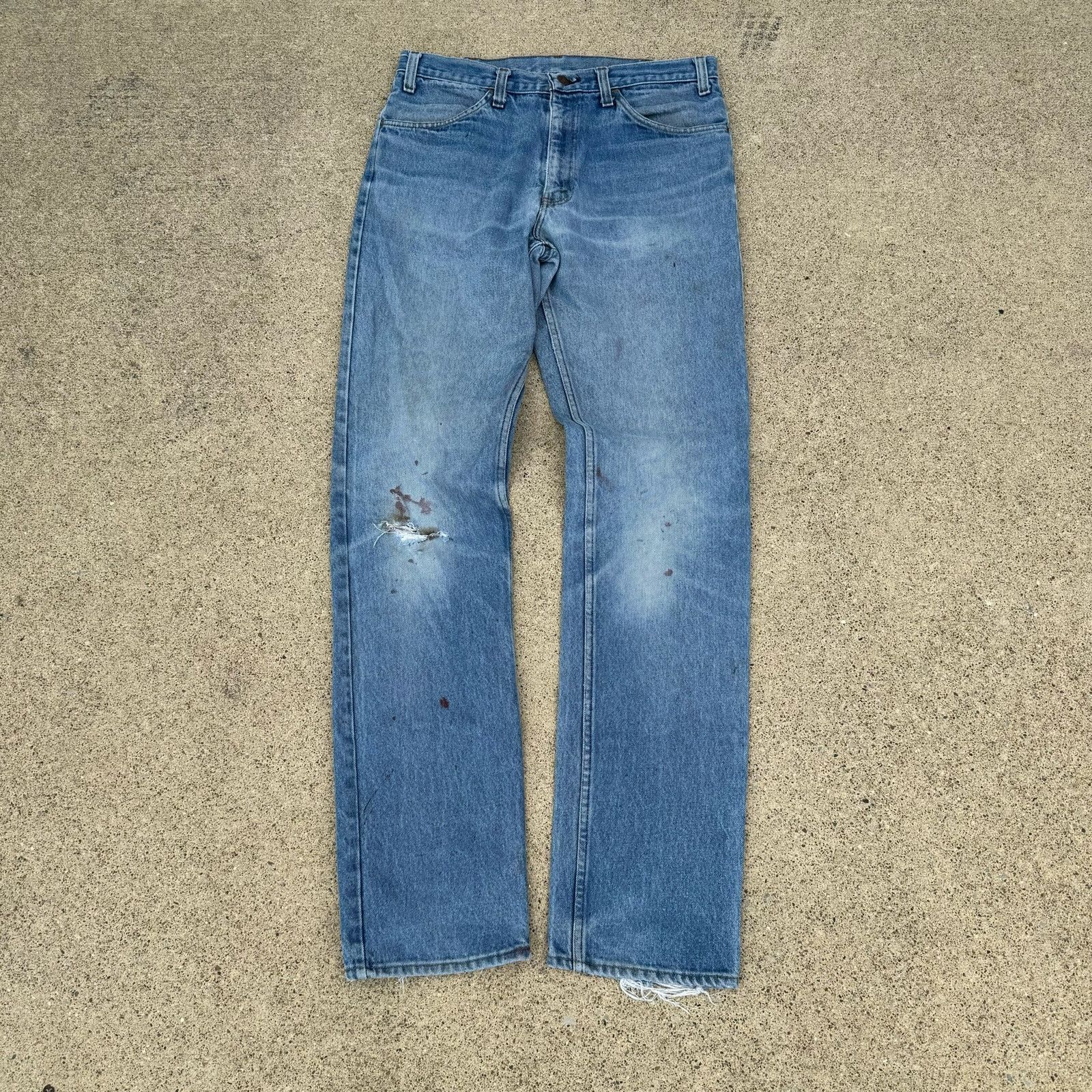Vintage Vintage JCPenney Plain Pockets Distressed Jeans Size US 32 / EU 48 - 1 Thumbnail