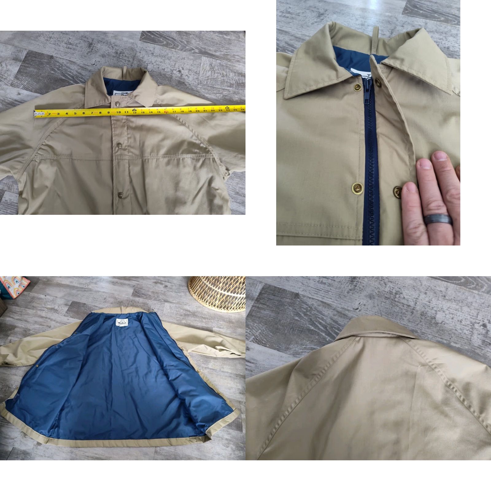 Vintage VINTAGE Woolrich Jacket Parka Barn/Chore Tan Women's L USA 80s Solid Woolrich The Woolrich Woman 6801 Men/Women? Size L / US 10 / IT 46 - 10 Thumbnail