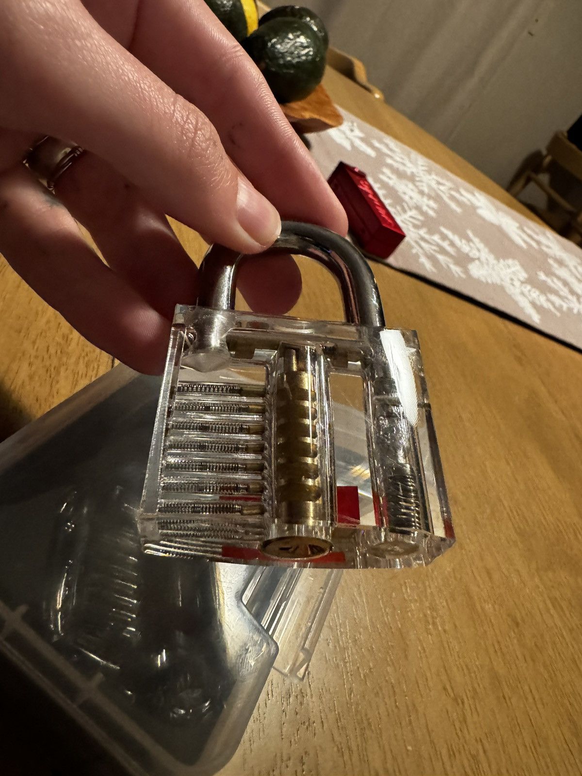 Supreme Supreme Acrylic Lock (Clear) Size ONE SIZE - 4 Thumbnail