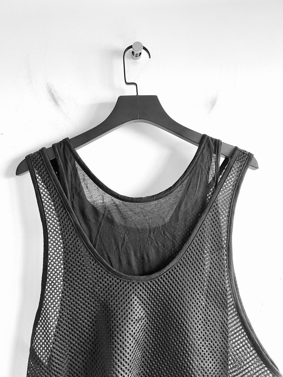 Limi Feu Yohji Yamamoto LIMI feu - Double Layered Sheer Mesh Vest top Size S / US 4 / IT 40 - 4 Thumbnail