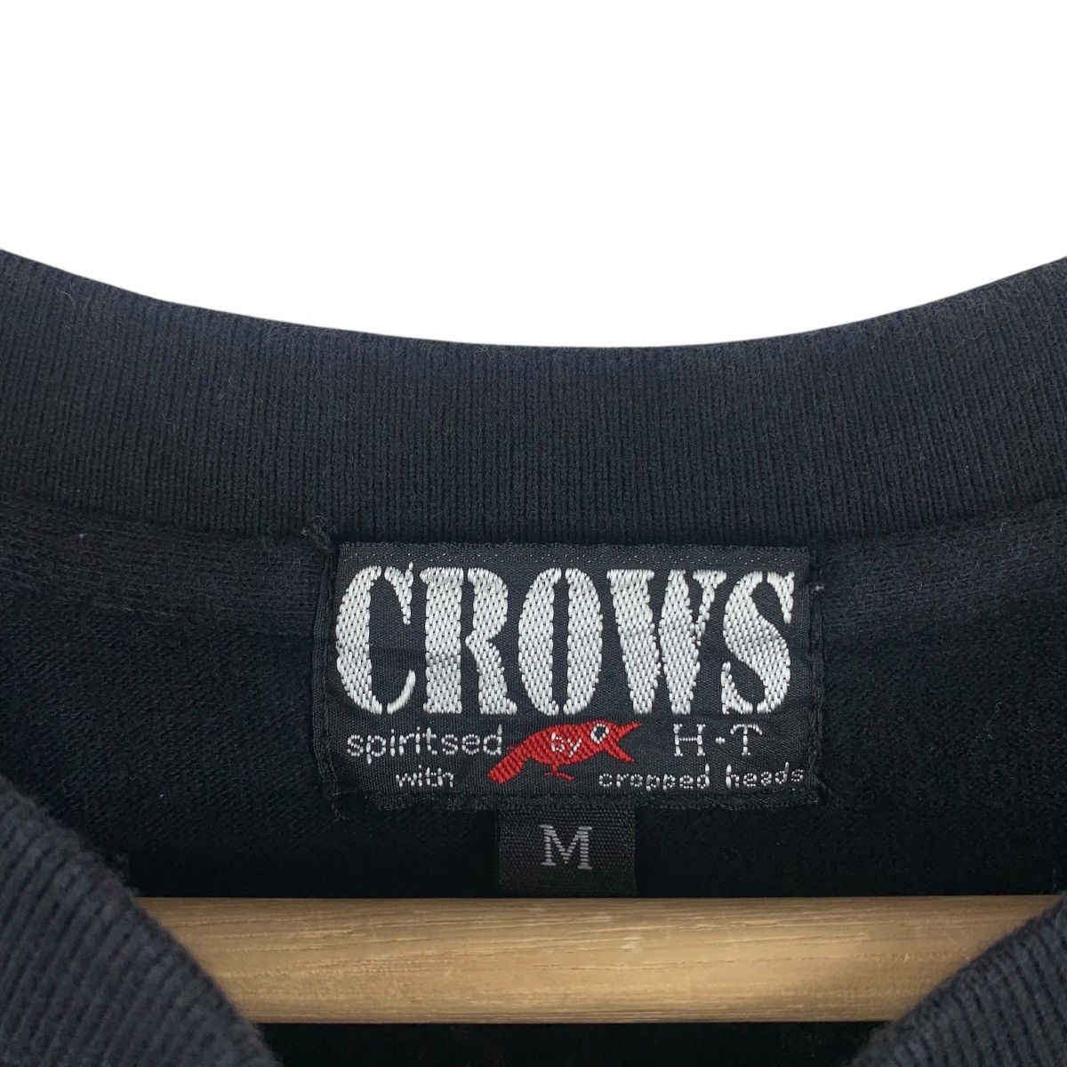 Vintage Vintage TFOA the crows big skull printed backhit tee Size US M / EU 48-50 / 2 - 4 Thumbnail