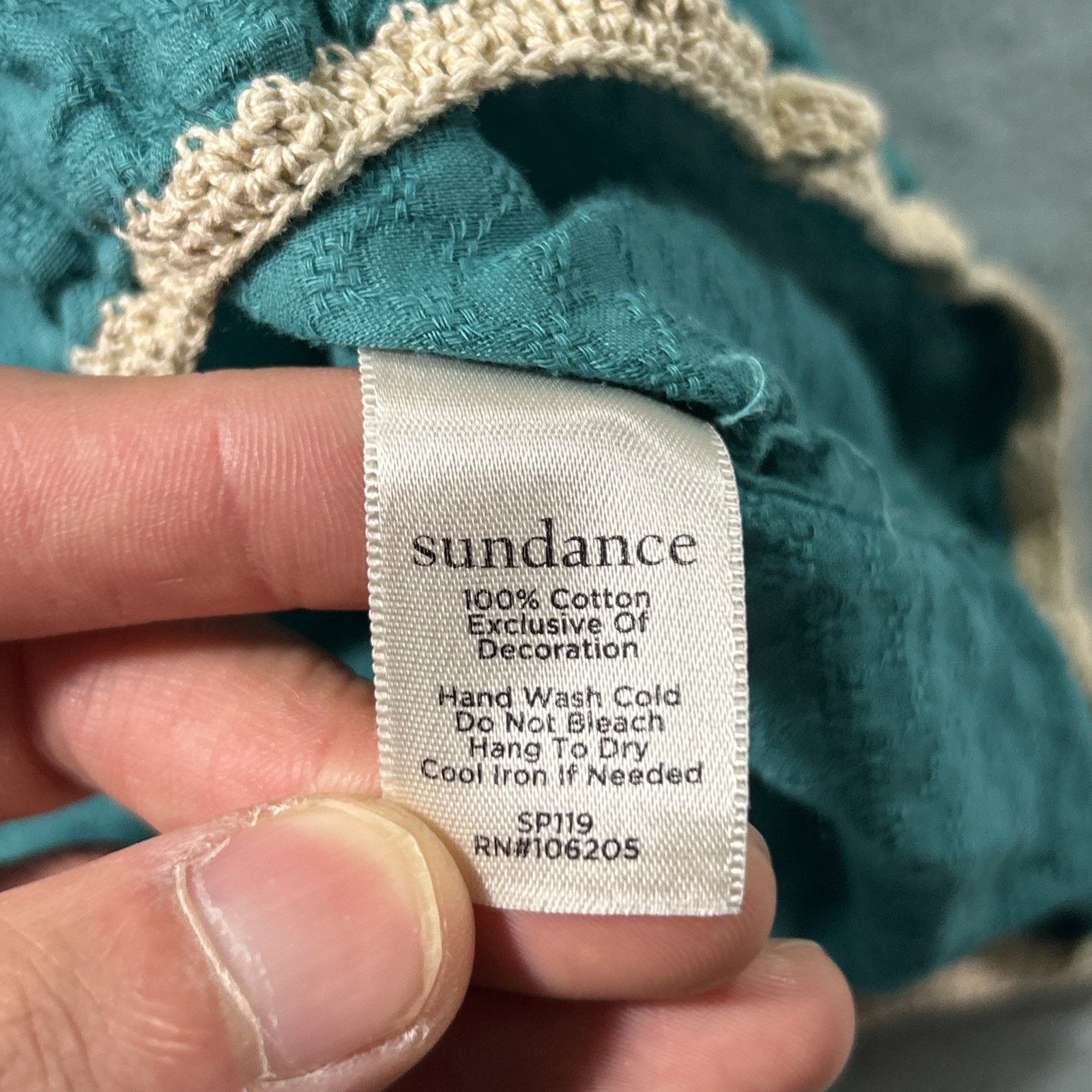 Free People Sundance Renaissance Boho Top Med Artist Ladder Gauze Tassel Size M / US 6-8 / IT 42-44 - 4 Thumbnail