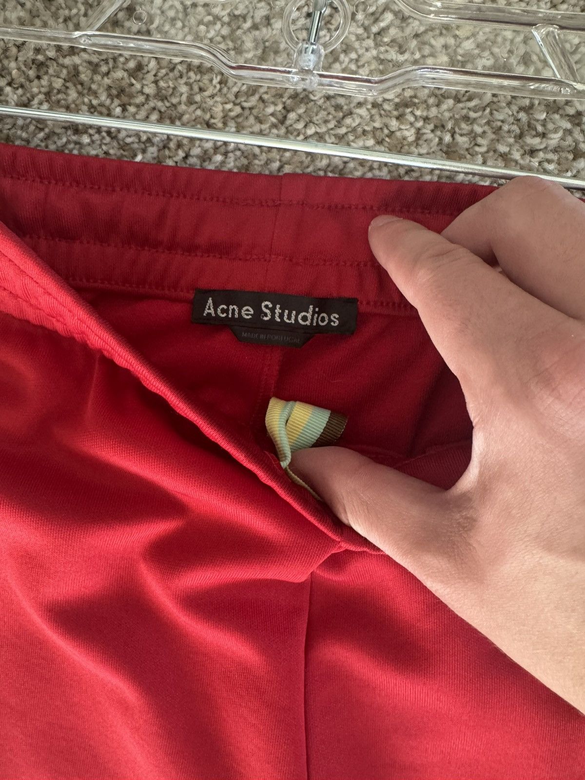 Acne Studios Acne Studios Norwich Face - Red / Multi Color - Size Medium Size US 32 / EU 48 - 2 Thumbnail