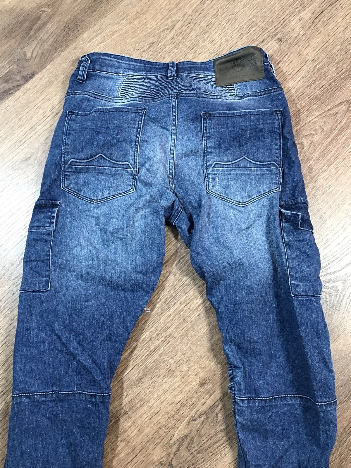 Vintage Vintage Police 883 Denim Biker Pants Jeans Size US 34 / EU 50 - 13 Thumbnail