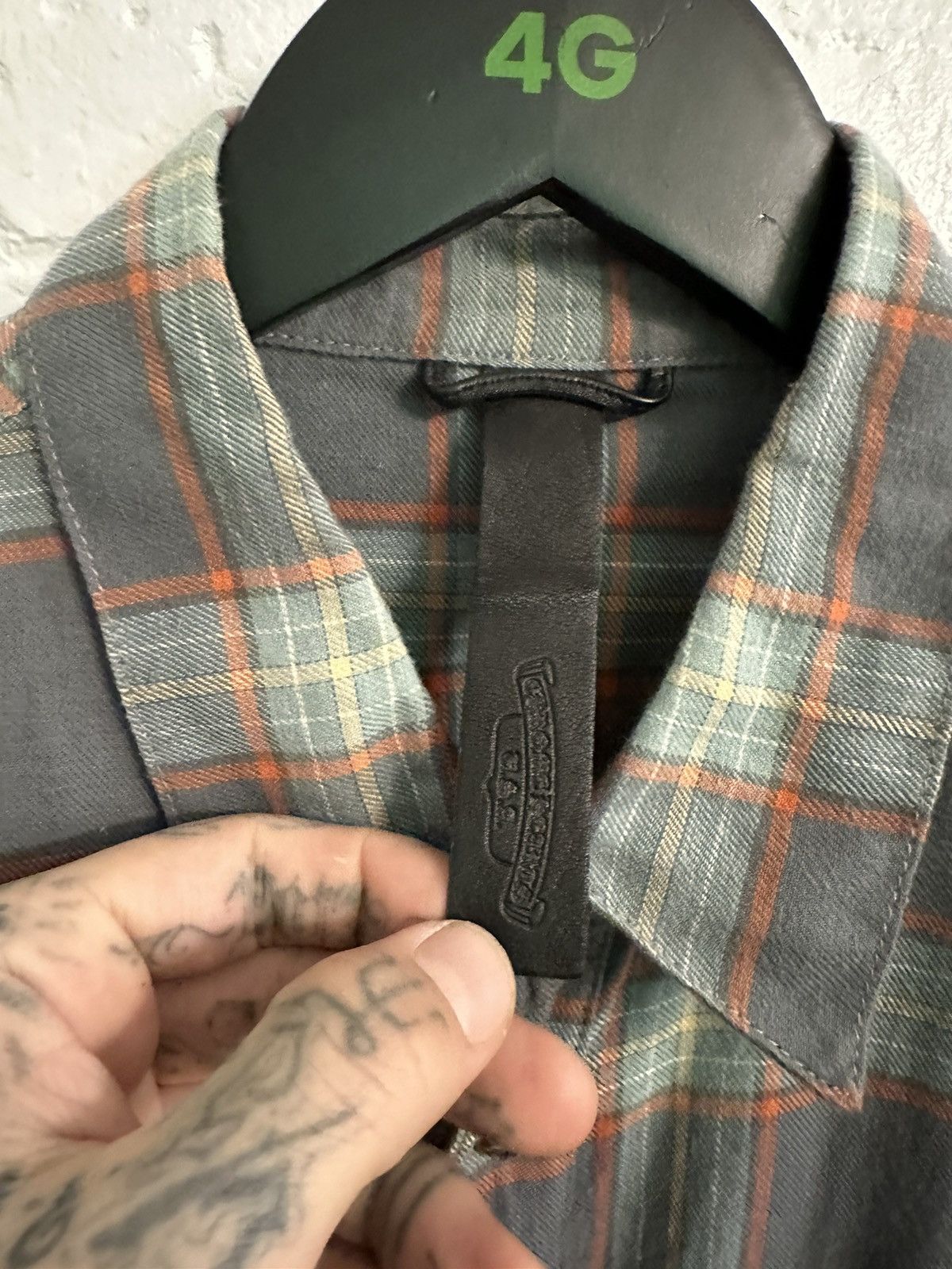 Chrome Hearts Chrome Hearts 1:1 FLOODED Cross Patch Shirt Size US L / EU 52-54 / 3 - 7 Thumbnail