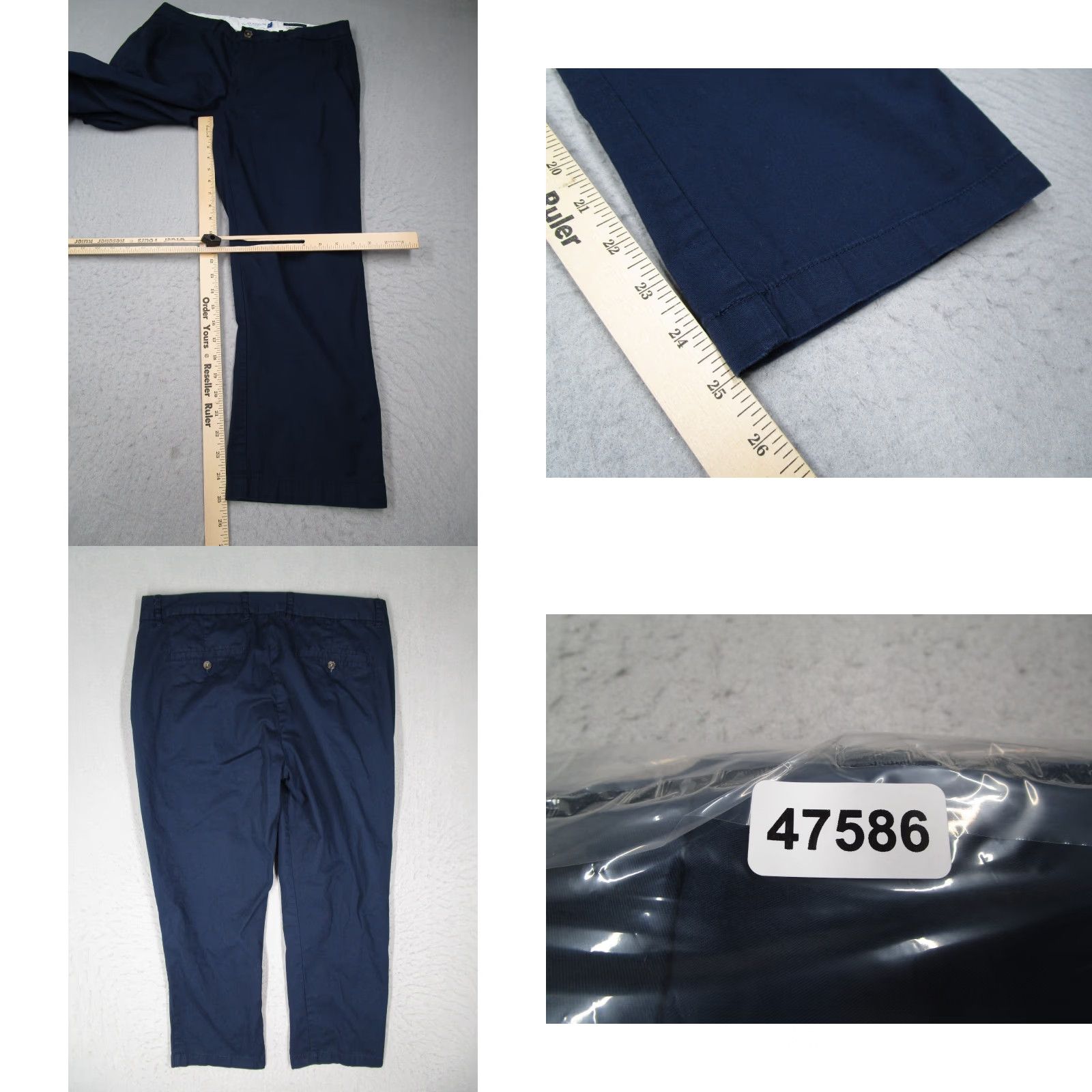 Vintage Peter Manning Pants Mens 35 Blue Standard Lightweight Stretch Chino Size US 35 - 8 Thumbnail