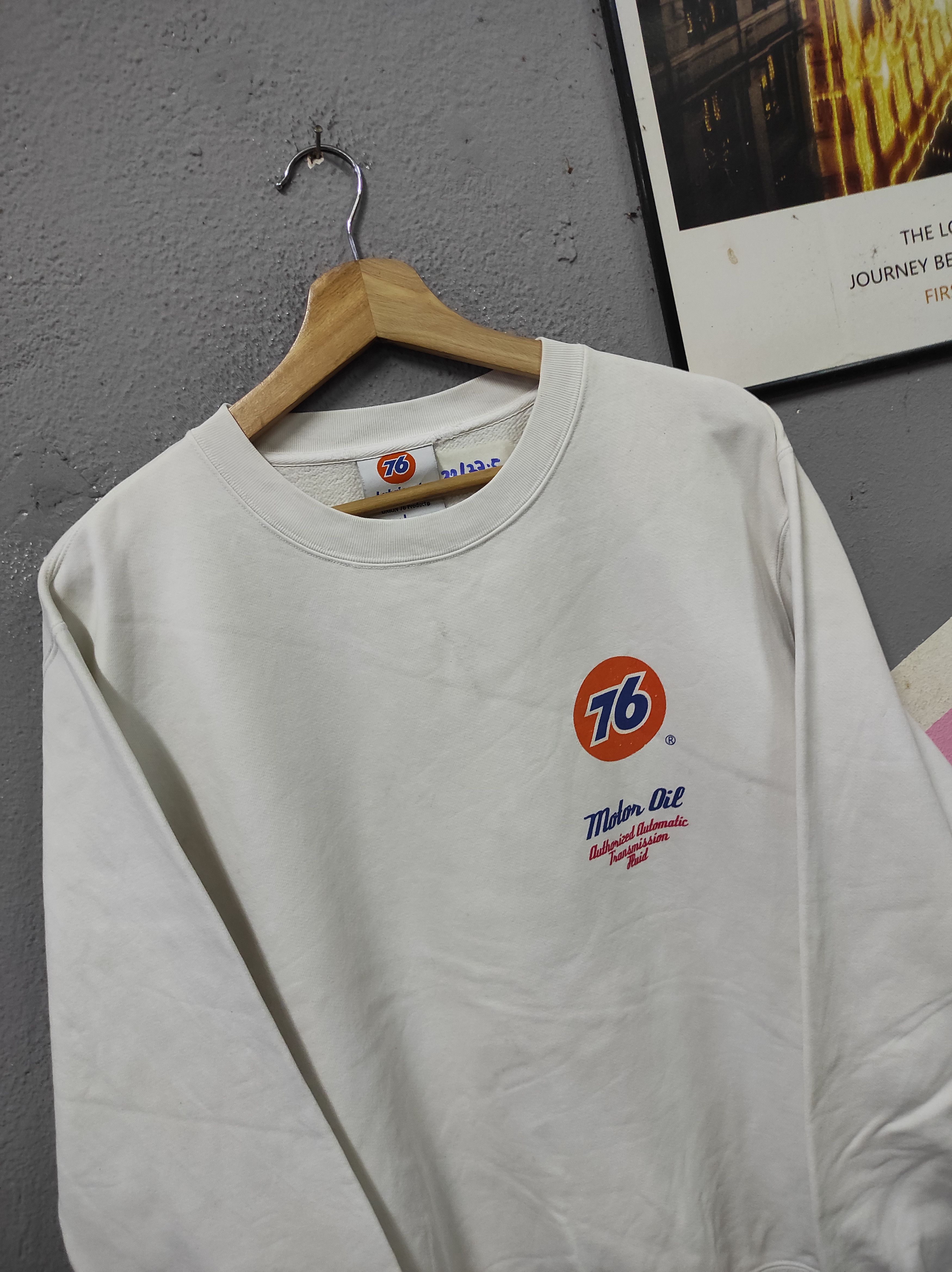 Japanese Brand 76 LUBRICANTS MOTOR OIL RACING FUEL SWEATSHIRT Size US L / EU 52-54 / 3 - 3 Thumbnail