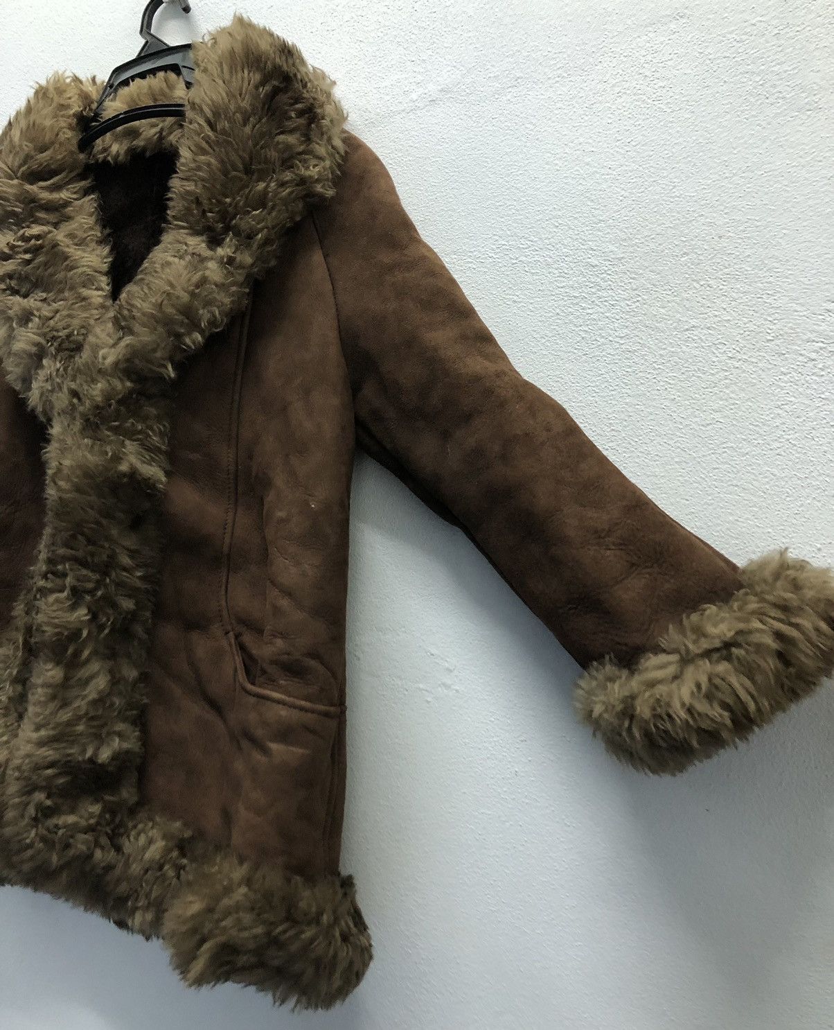 Leather Vintage Rotiny Fur Leather Jacket Size M / US 6-8 / IT 42-44 - 3 Thumbnail