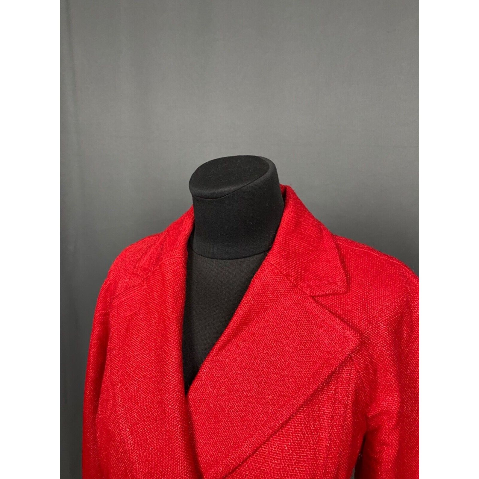 Dolce & Gabbana MINT! Dolce&Gabbana Silk Linen Red Double Breasted Short Pea Size M / US 6-8 / IT 42-44 - 4 Thumbnail