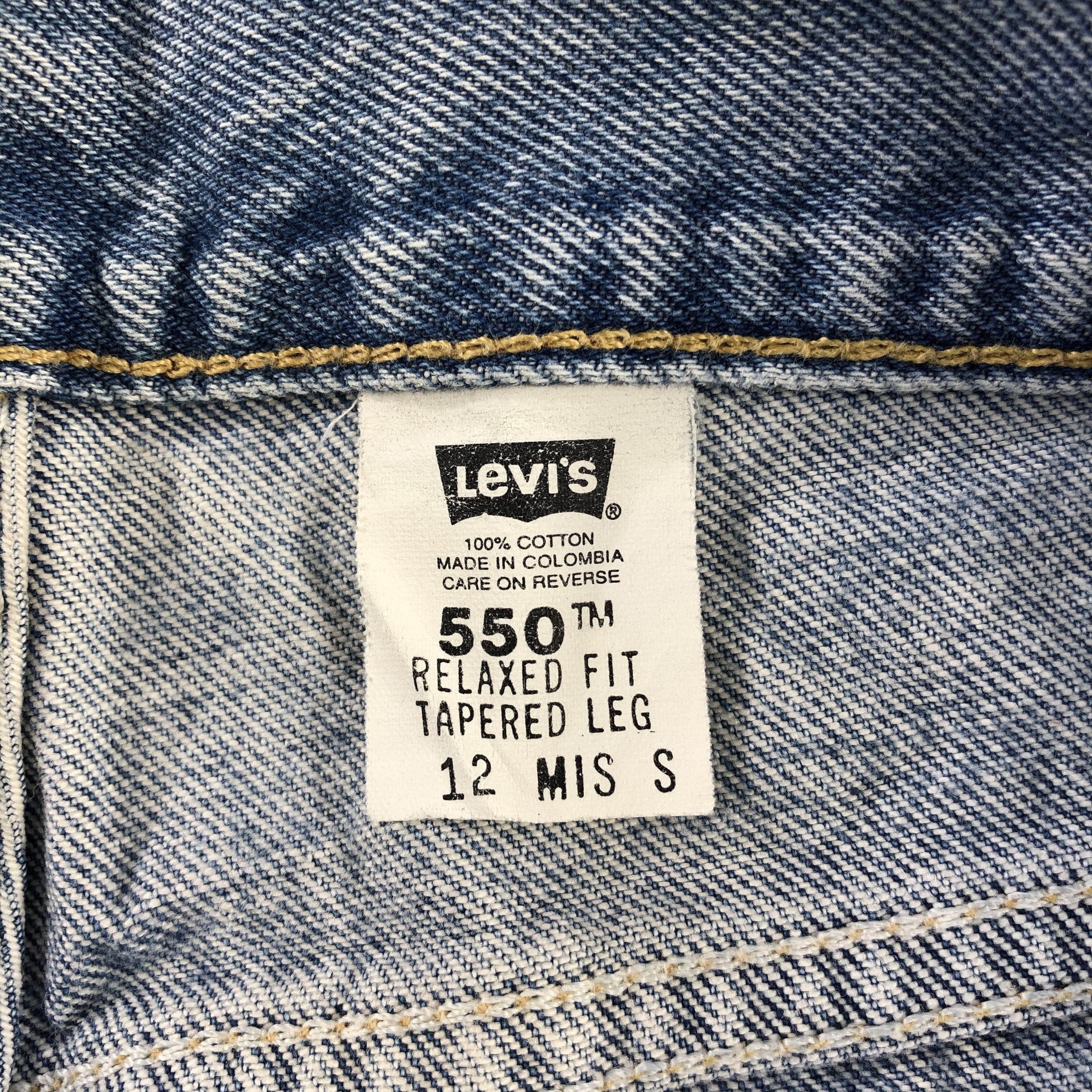 Levi's Vintage Levis 550 Jeans Relaxed Fit Denim KJ1083 Size US 31 - 10 Thumbnail