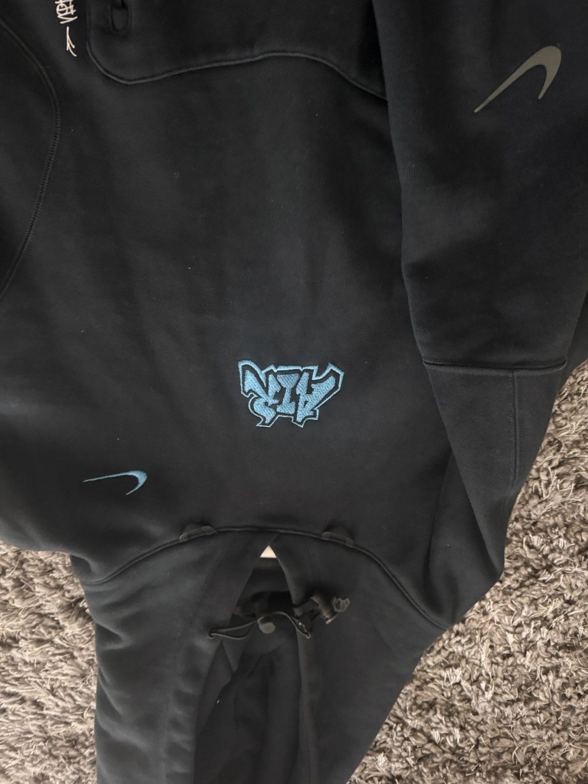 Off white 006 fleece hoodie