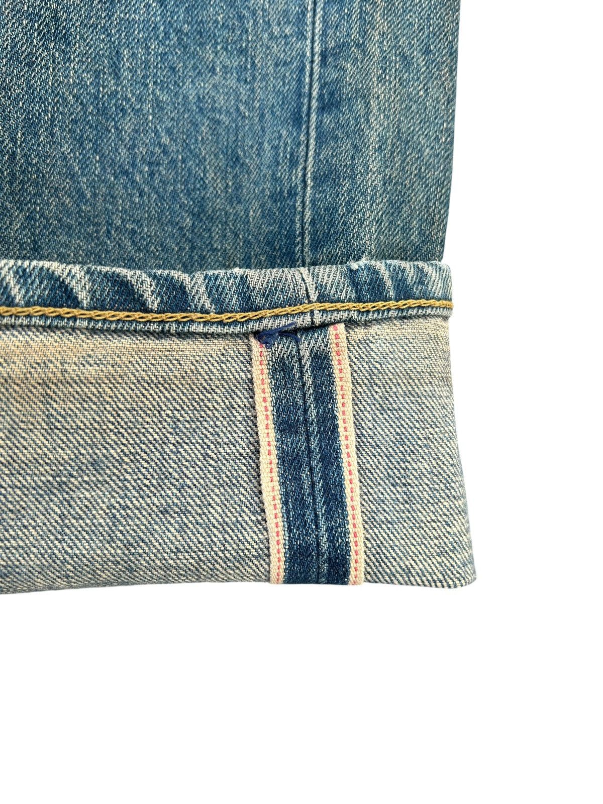 Kapital Vintage Levis Big E Selvedge Rusty Distressed Denim Jeans Size US 29 - 3 Thumbnail
