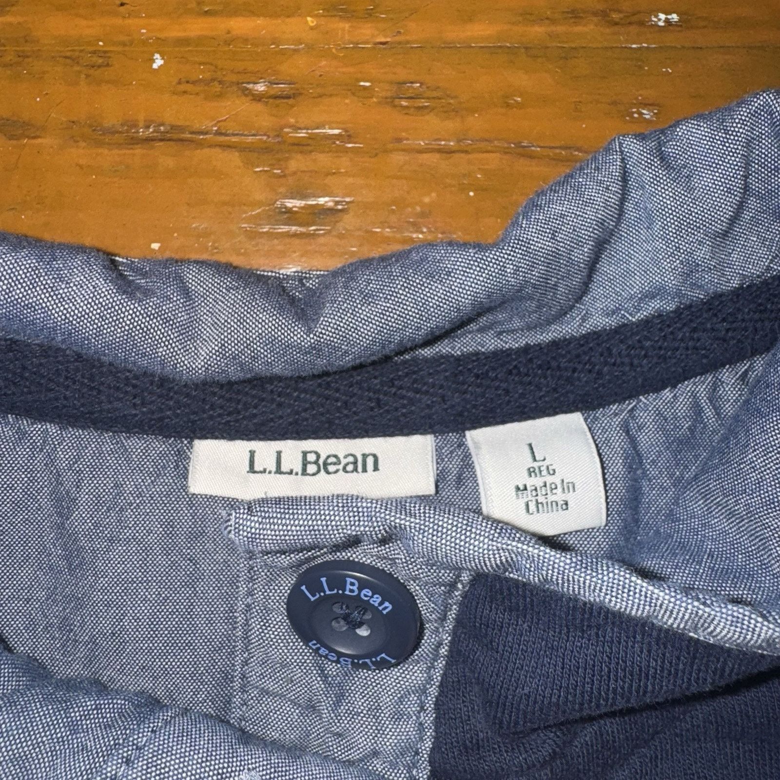 L.L. Bean L.L. Bean Pullover Sweater Mens Large shrunk Navy 1/4 Button Size US M / EU 48-50 / 2 - 4 Thumbnail