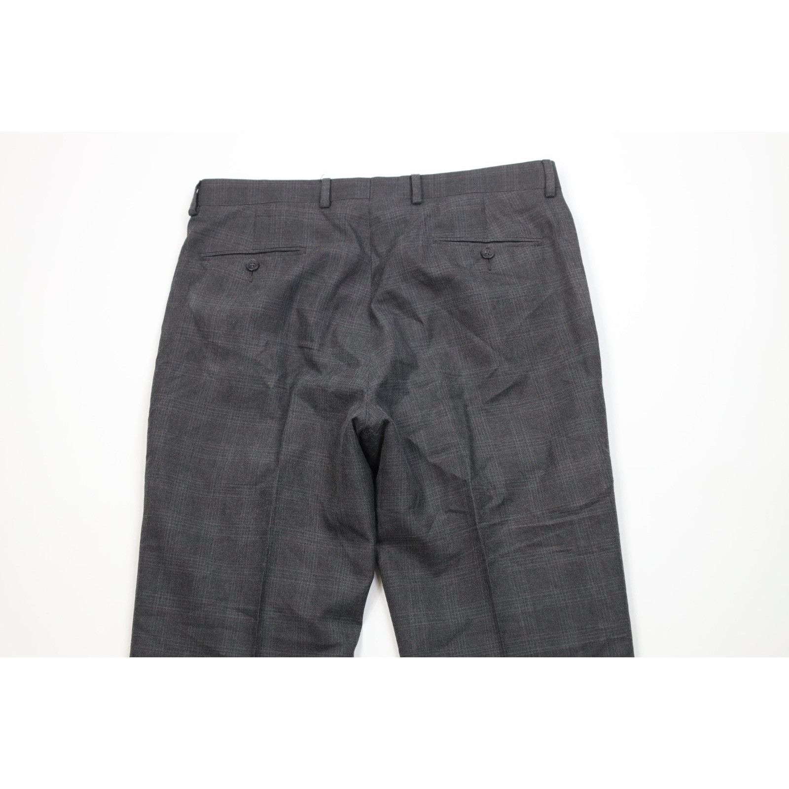 Calvin Klein Calvin Klein Rayon Gabardine 2 Piece Suit Wedding Gray Size 40R - 16 Thumbnail
