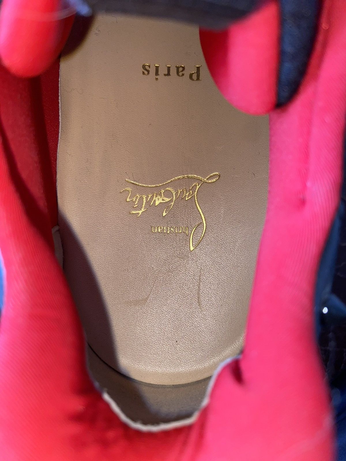 Christian Louboutin Christian Louboutin Red Runner Neoprene Sneakers Size US 10 / EU 43 - 8 Thumbnail