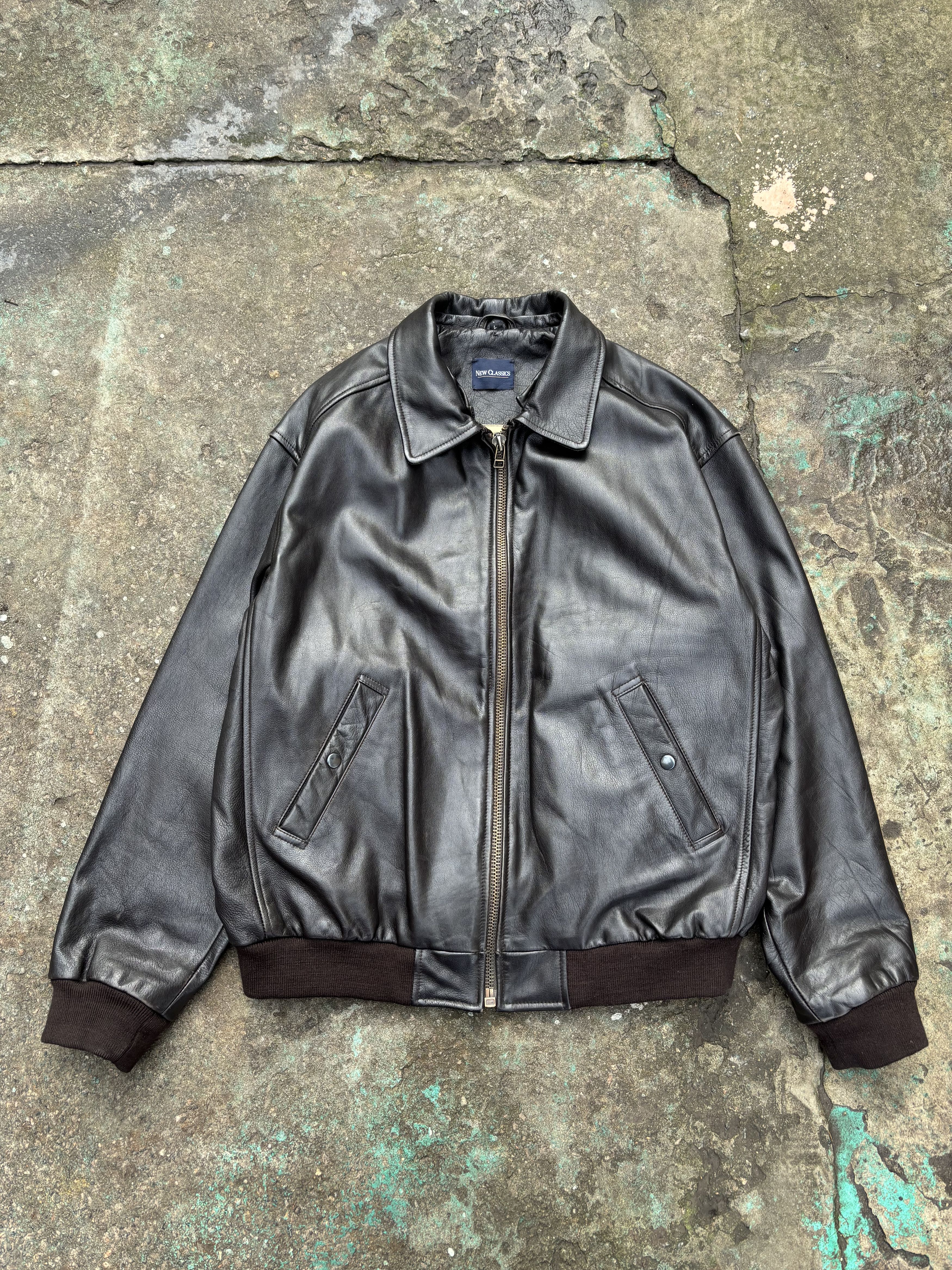 Genuine Leather Vintage Cowhide Leather A-2 Flight Jacket Size US L / EU 52-54 / 3 - 1 Thumbnail