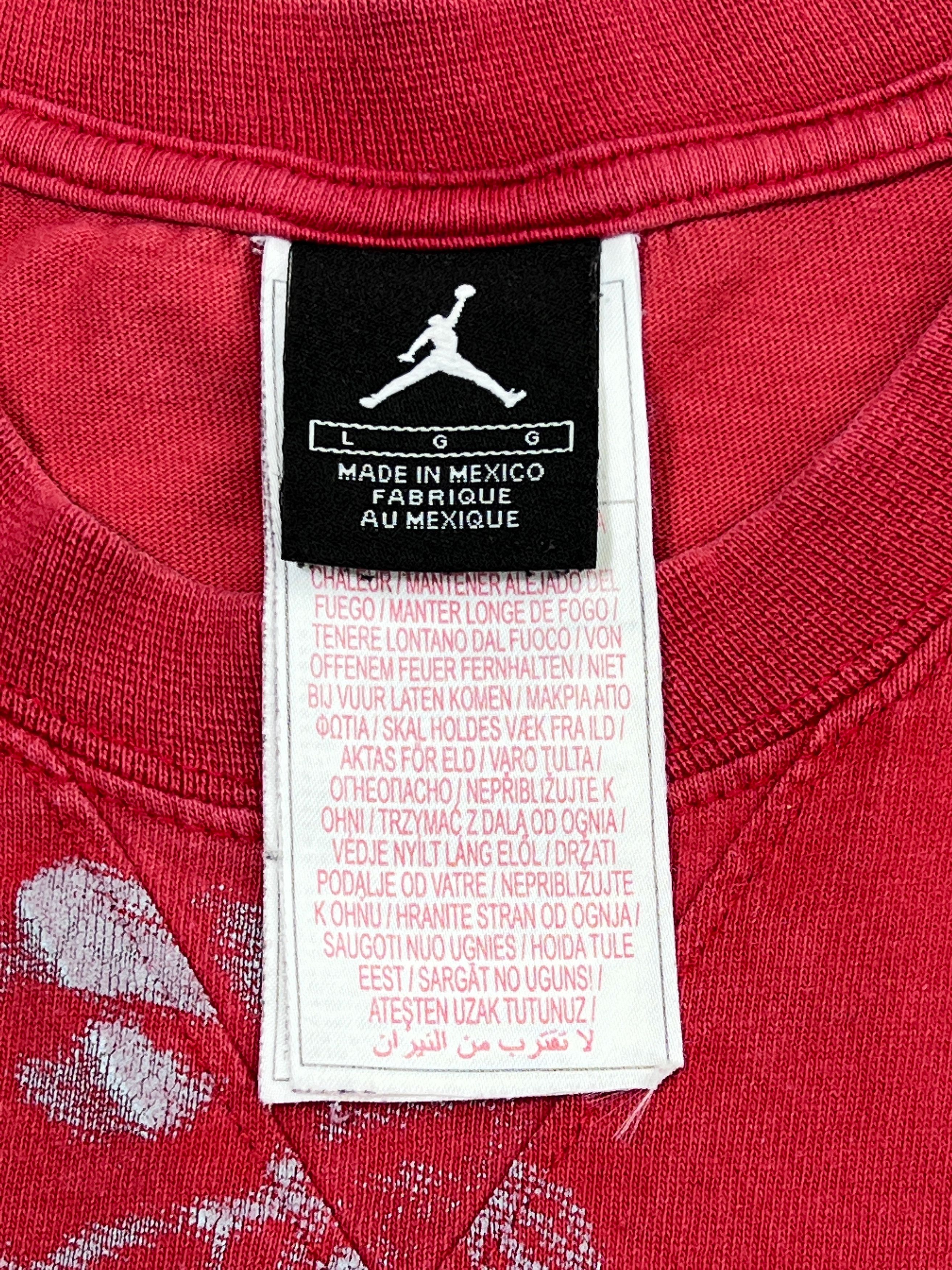 Jordan Brand × NBA × Vintage Y2K Jordan T-Shirt Shoes All Over Print Logo Size US L / EU 52-54 / 3 - 7 Thumbnail