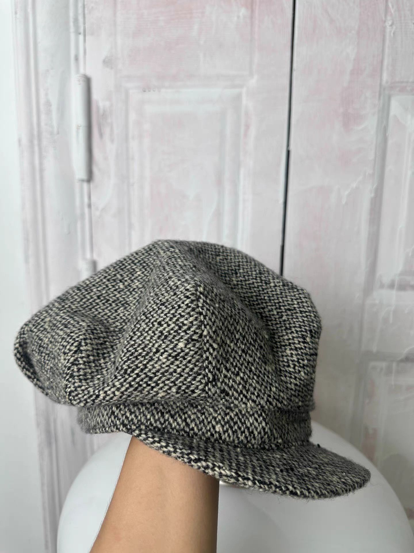 Yohji Yamamoto Yohji Yamamoto Snowflake Print Newsboy Cap K20 Size ONE SIZE - 4 Thumbnail