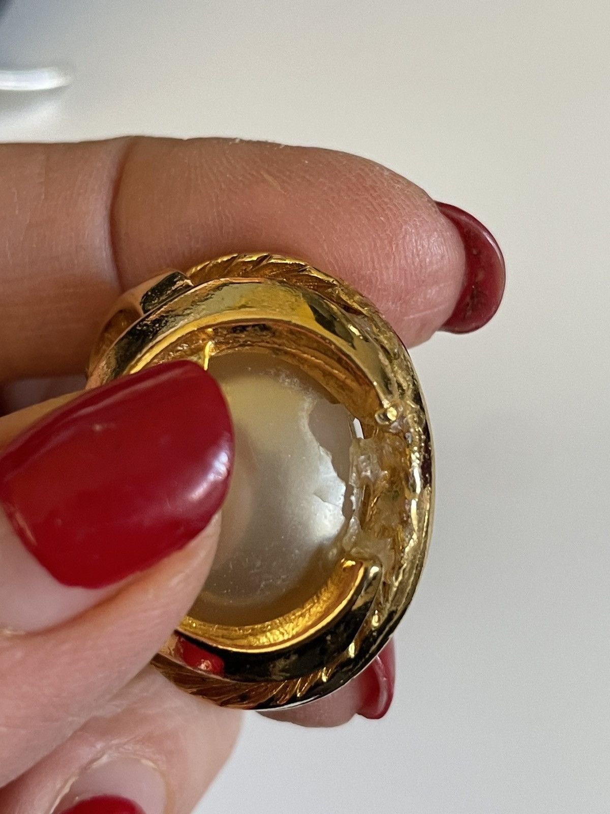 Chanel CHANEL EARRINGS CC PEARL. VINTAGE Size ONE SIZE - 2 Thumbnail
