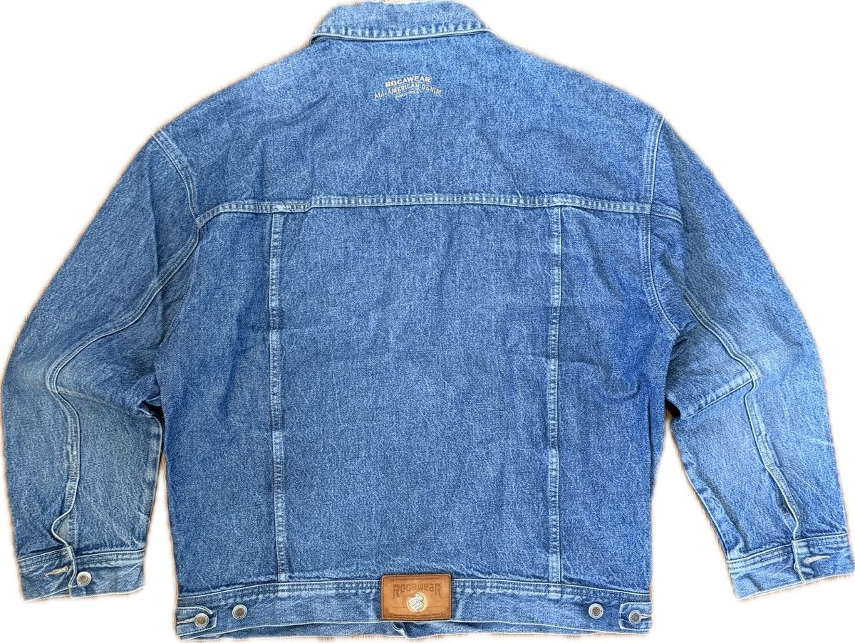 Rocawear Vintage Rocawear Heavy Denim Jacket Size US L / EU 52-54 / 3 - 5 Thumbnail