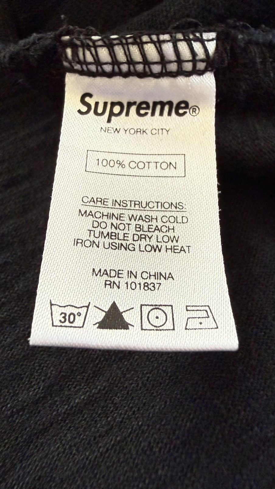 Supreme Supreme Heavyweight Pocket Tee Medium Black Size US M / EU 48-50 / 2 - 5 Thumbnail