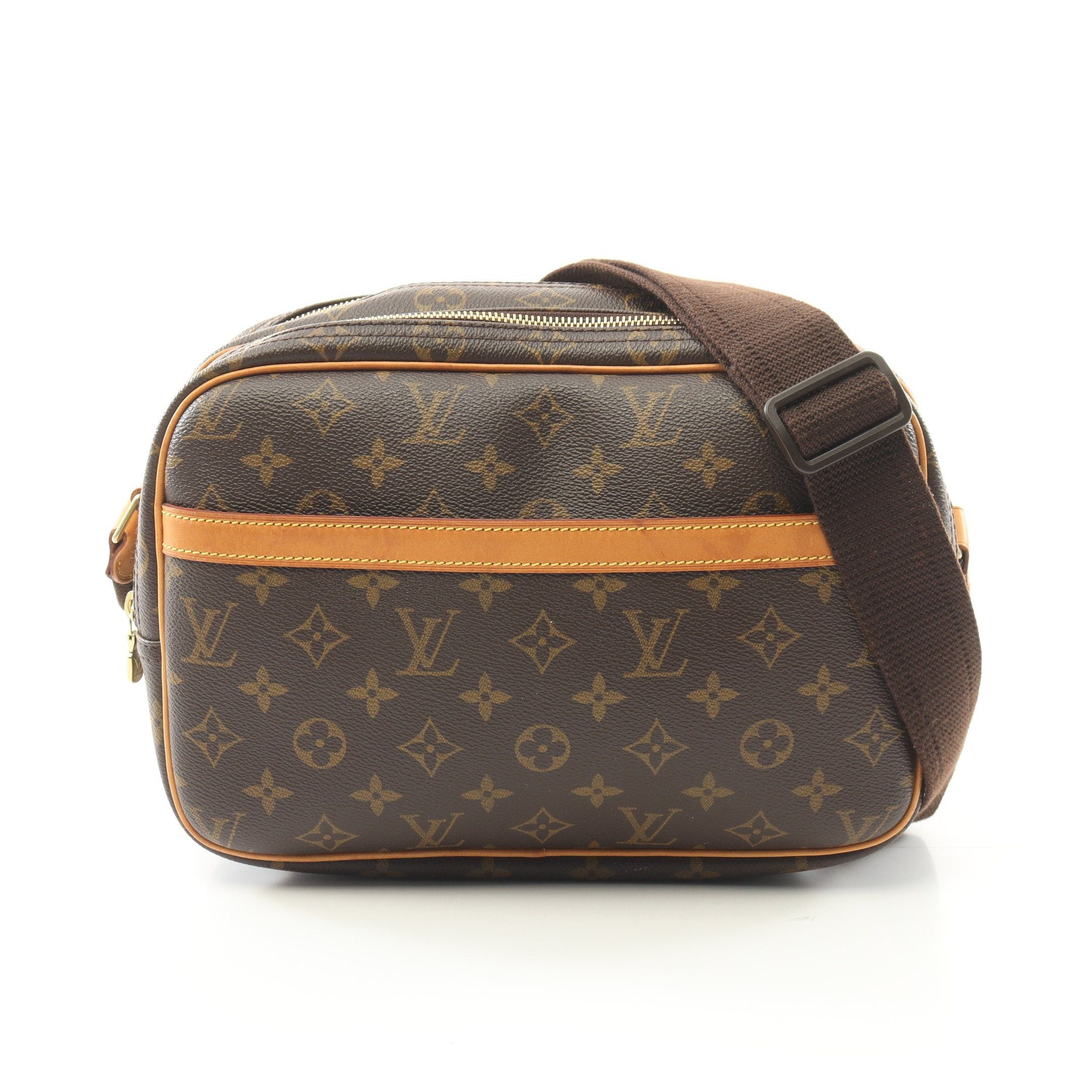 Louis Vuitton Louis Vuitton Reporter Pm Monogram Shoulder Bag Leather Brown Size ONE SIZE - 1 Thumbnail