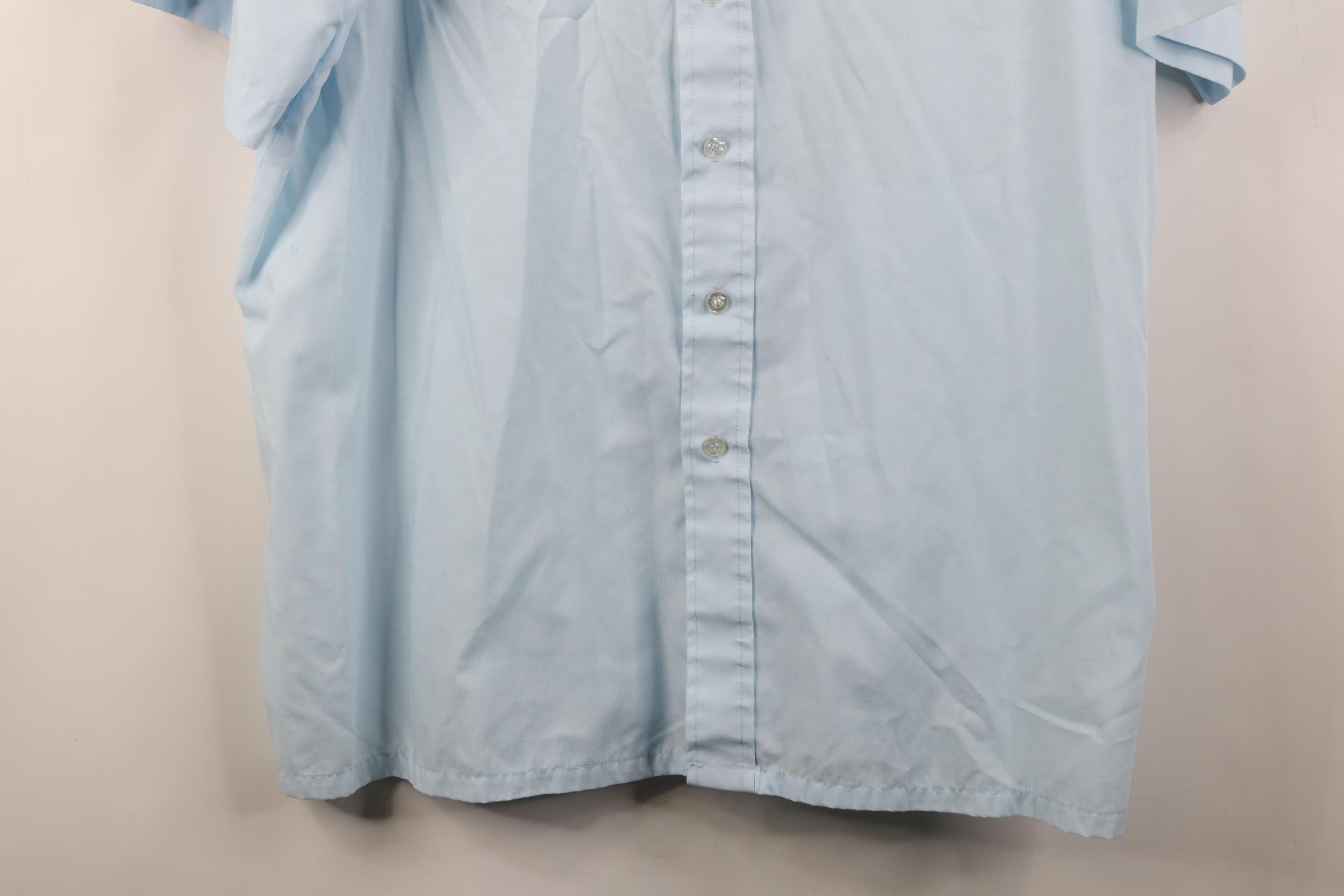 Vintage Vintage 70s Streetwear Collar Button Shirt Carolina Blue Size US M / EU 48-50 / 2 - 3 Thumbnail