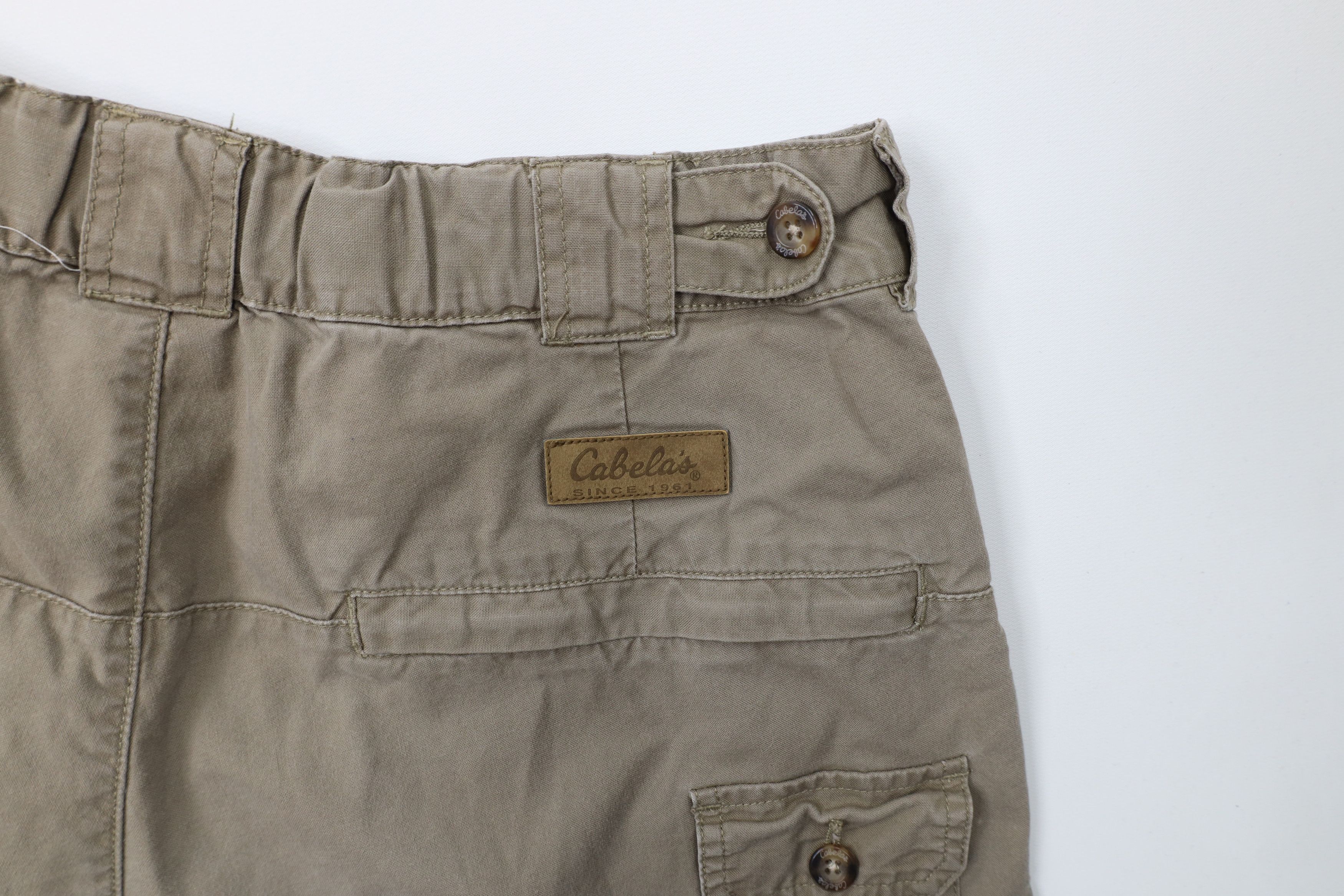 Cabelas Vintage Cabelas Convertible Cargo Pants Shorts Beige Size US 36 / EU 52 - 14 Thumbnail