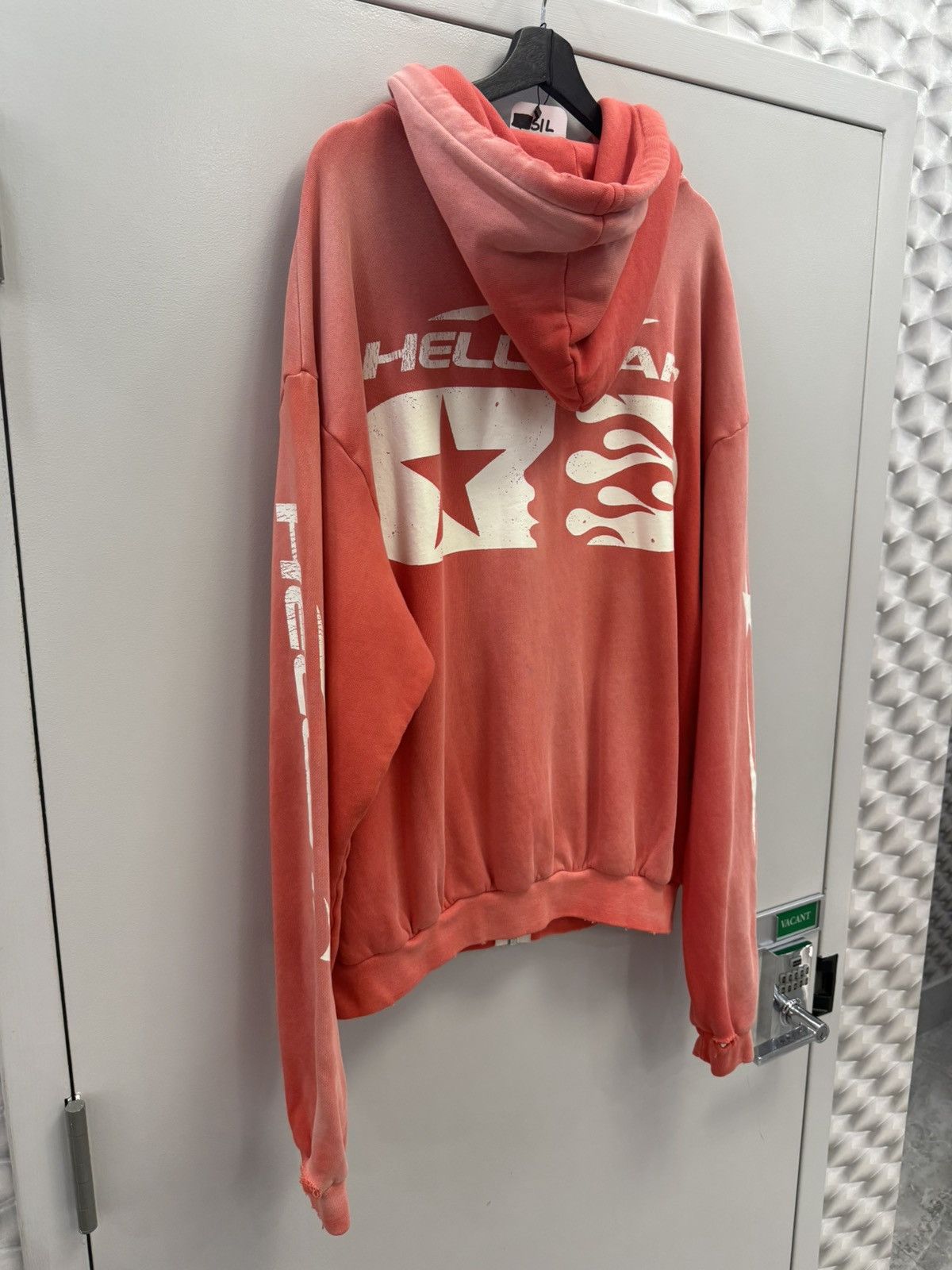 HELLSTAR Hellstar Red Washed Zip Up Hoodie Size US L / EU 52-54 / 3 - 5 Thumbnail