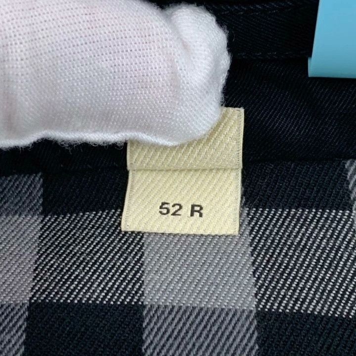 Burberry Burberry Black Collar Cotton Single-Button Trench Coat Size US L / EU 52-54 / 3 - 6 Thumbnail