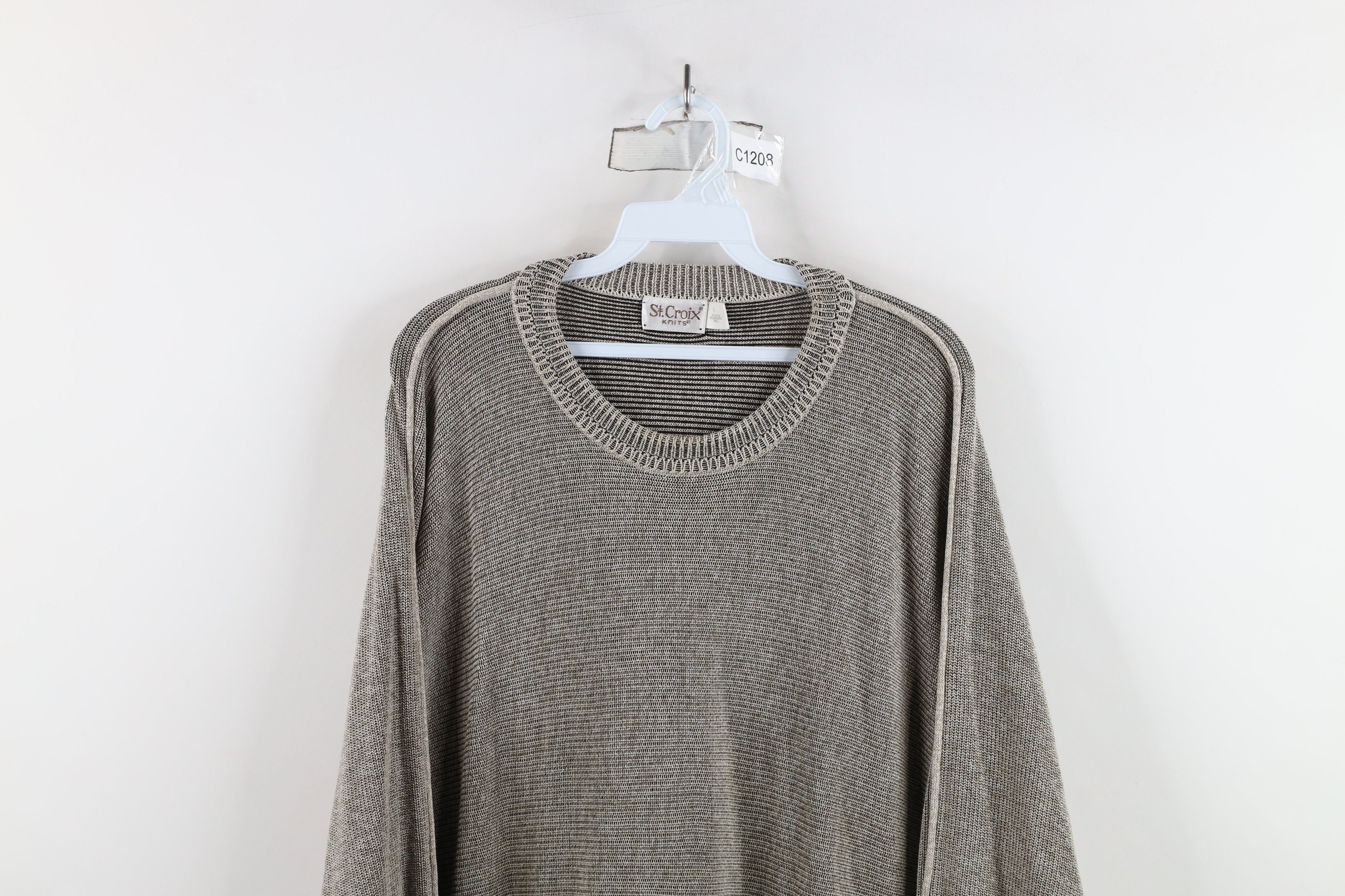 St. Croix × Vintage Vintage 90s St Croix Heavyweight Ribbed Knit Sweater USA Size US L / EU 52-54 / 3 - 2 Thumbnail