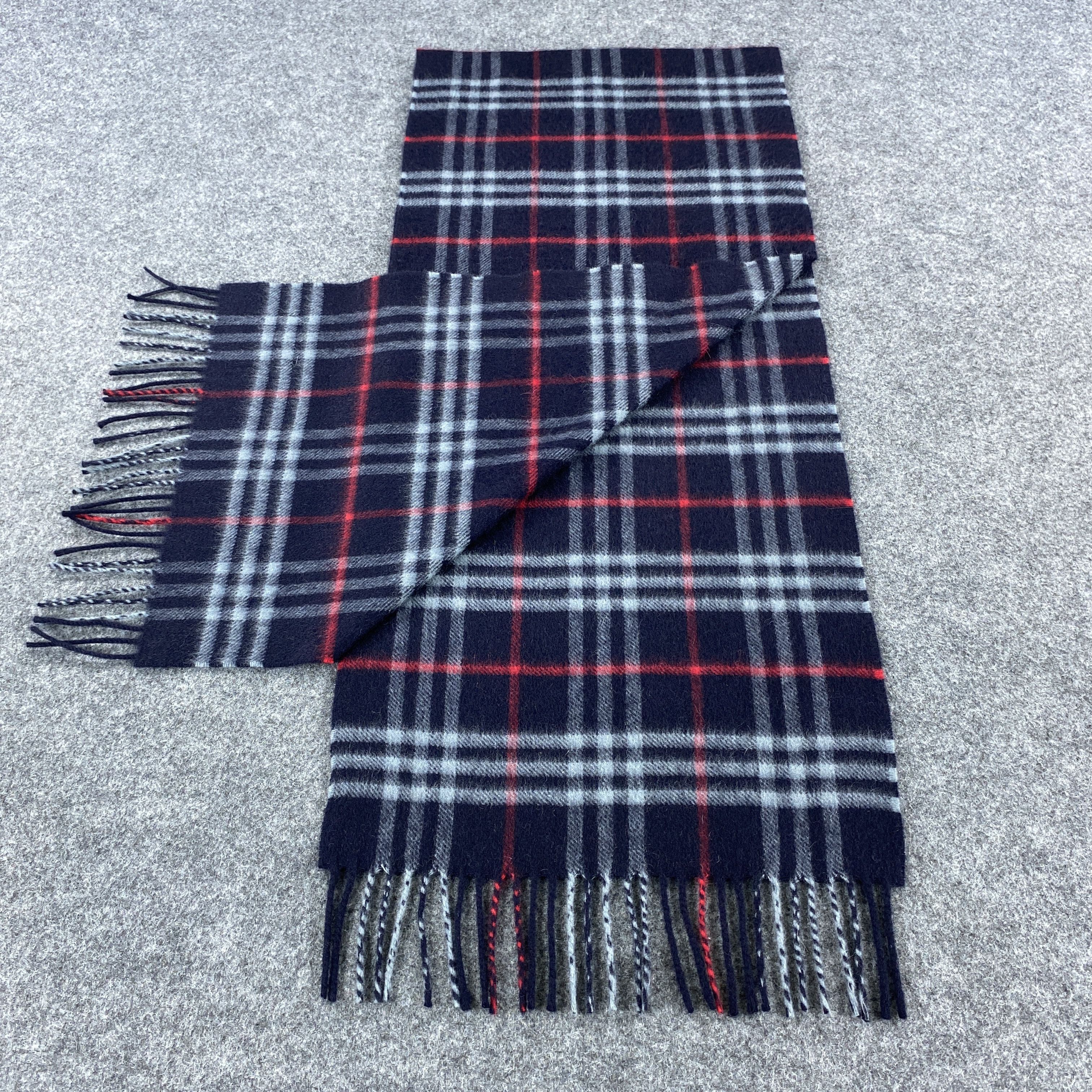 Burberry × Vintage Burberry Scarf # Muffler # Neckwear # D580 Size ONE SIZE - 5 Thumbnail