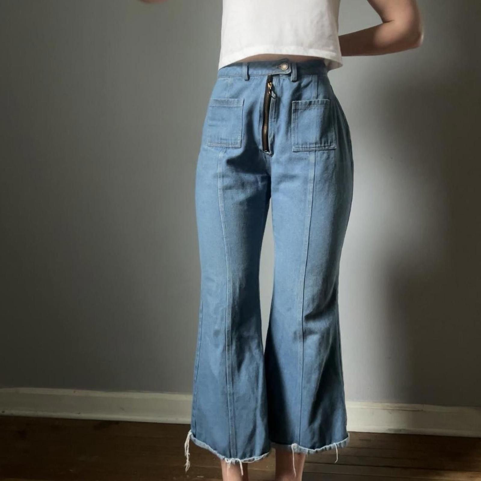 Cyderhouse Cider High-Waisted Wide-Leg Jeans Size 32" / US 10 / IT 46 - 1 Thumbnail