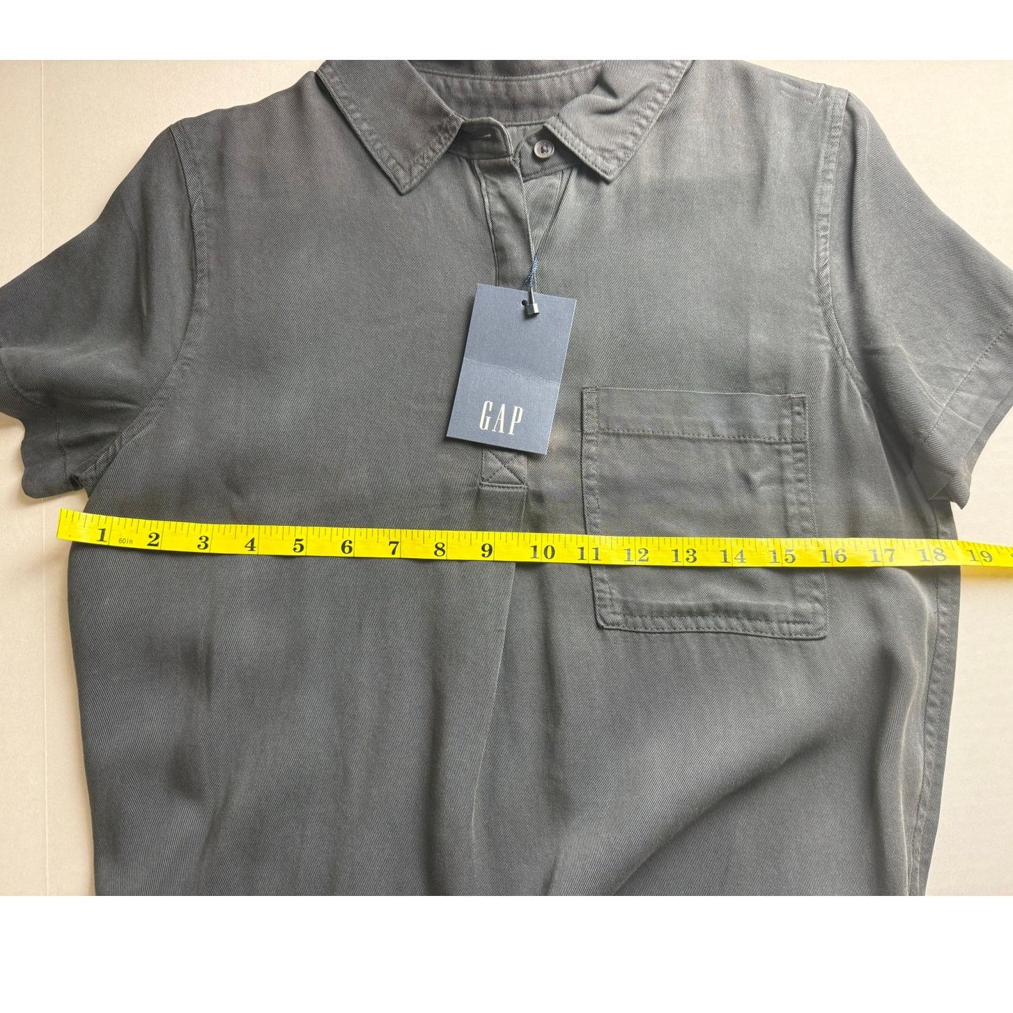 Gap GAP Tencel Dress - Shadow Grey - Women's XS - New with Tags Size XS / US 0-2 / IT 36-38 - 5 Thumbnail