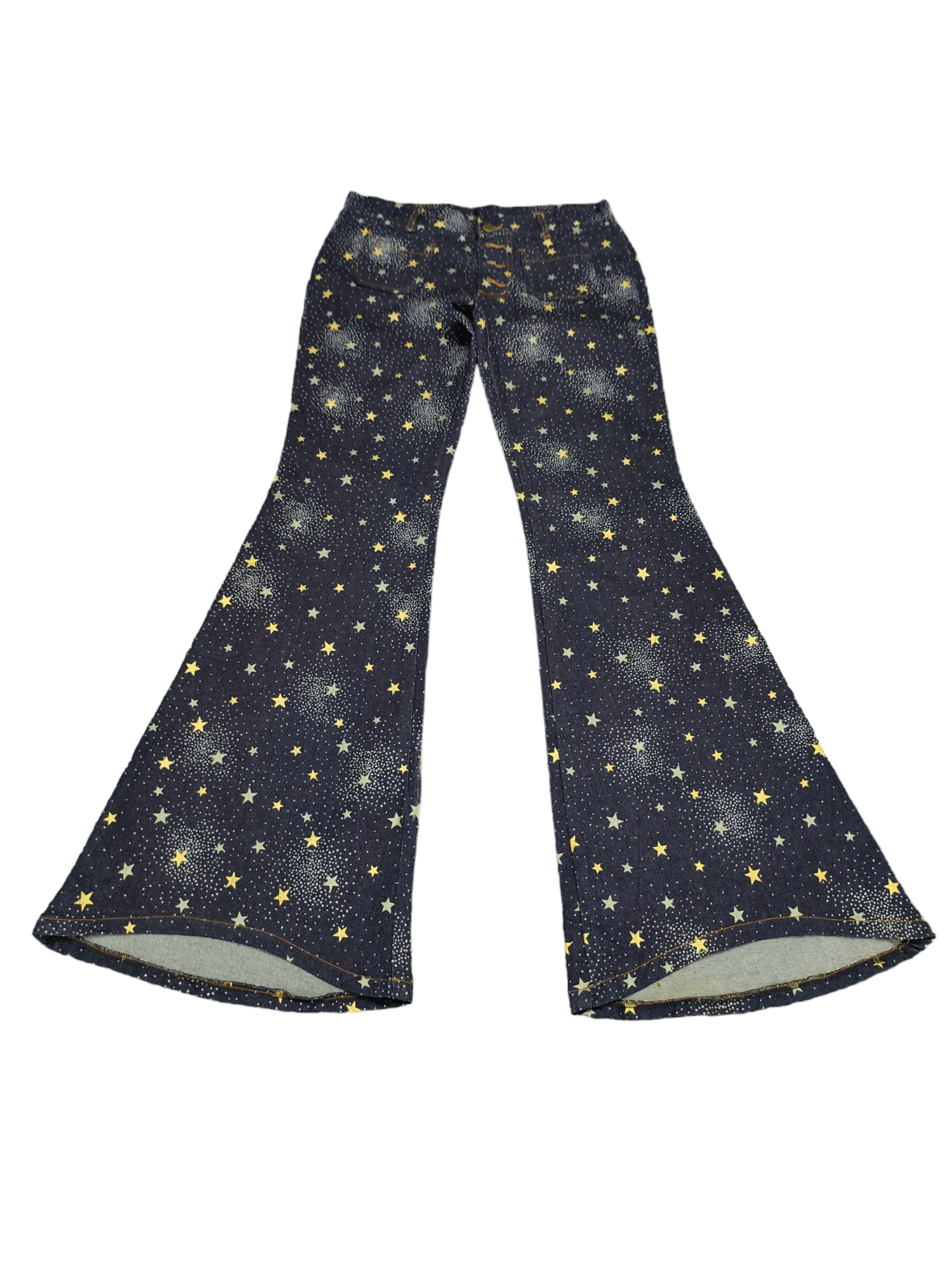 Hysteric Glamour Flare Jeans Stars Galaxy Denim Low Rise Bootcut Bellbottom Size US 30 / EU 46 - 2 Thumbnail