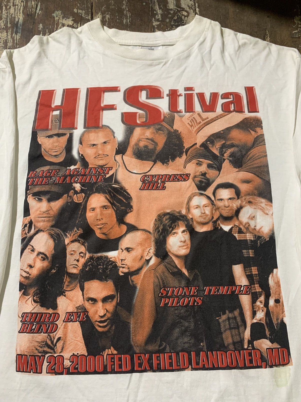 Band Tees Vintage Longsleeve HFSTIVAL 2000 Size US XL / EU 56 / 4 - 2 Thumbnail