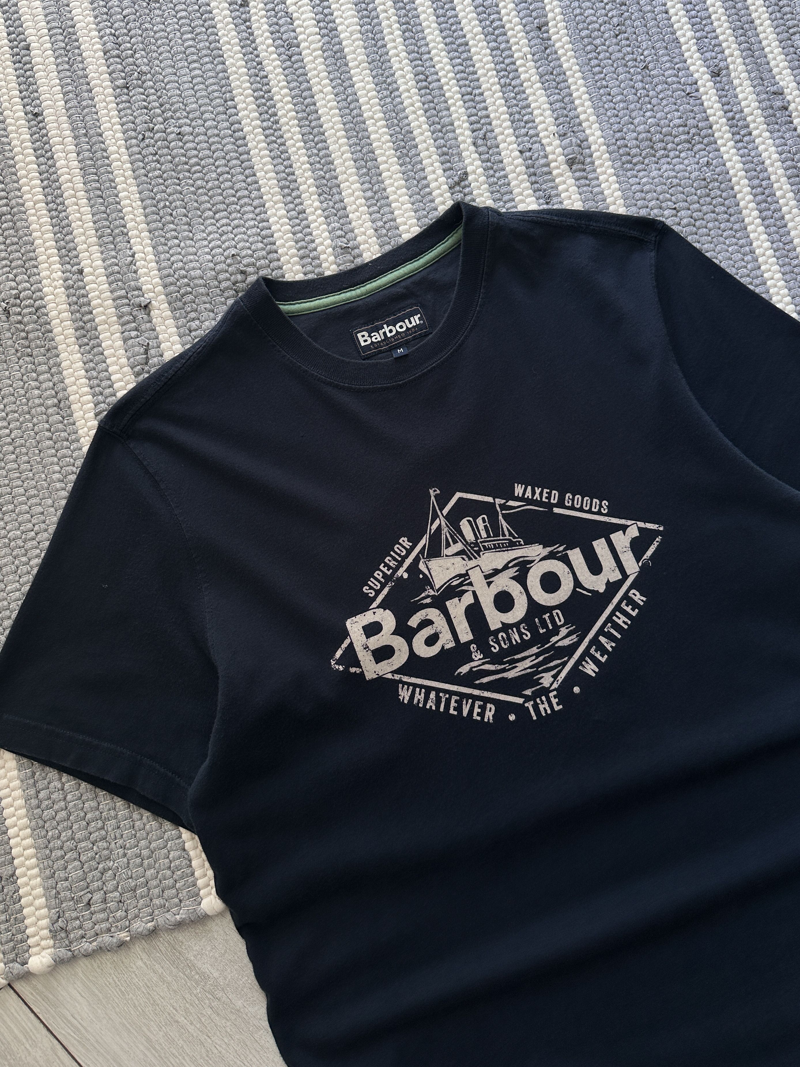 Barbour Barbour Logo Tee Shirt Size US M / EU 48-50 / 2 - 4 Thumbnail