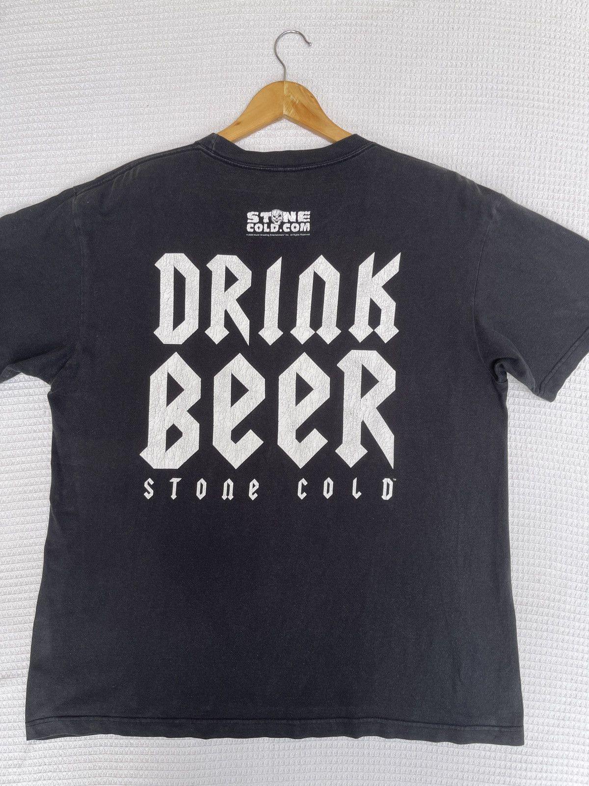 Rap Tees Rare🔥Vtg WWF Stone Cold Steve Austin Fuck Fear Faded Tee Size US XL / EU 56 / 4 - 12 Thumbnail